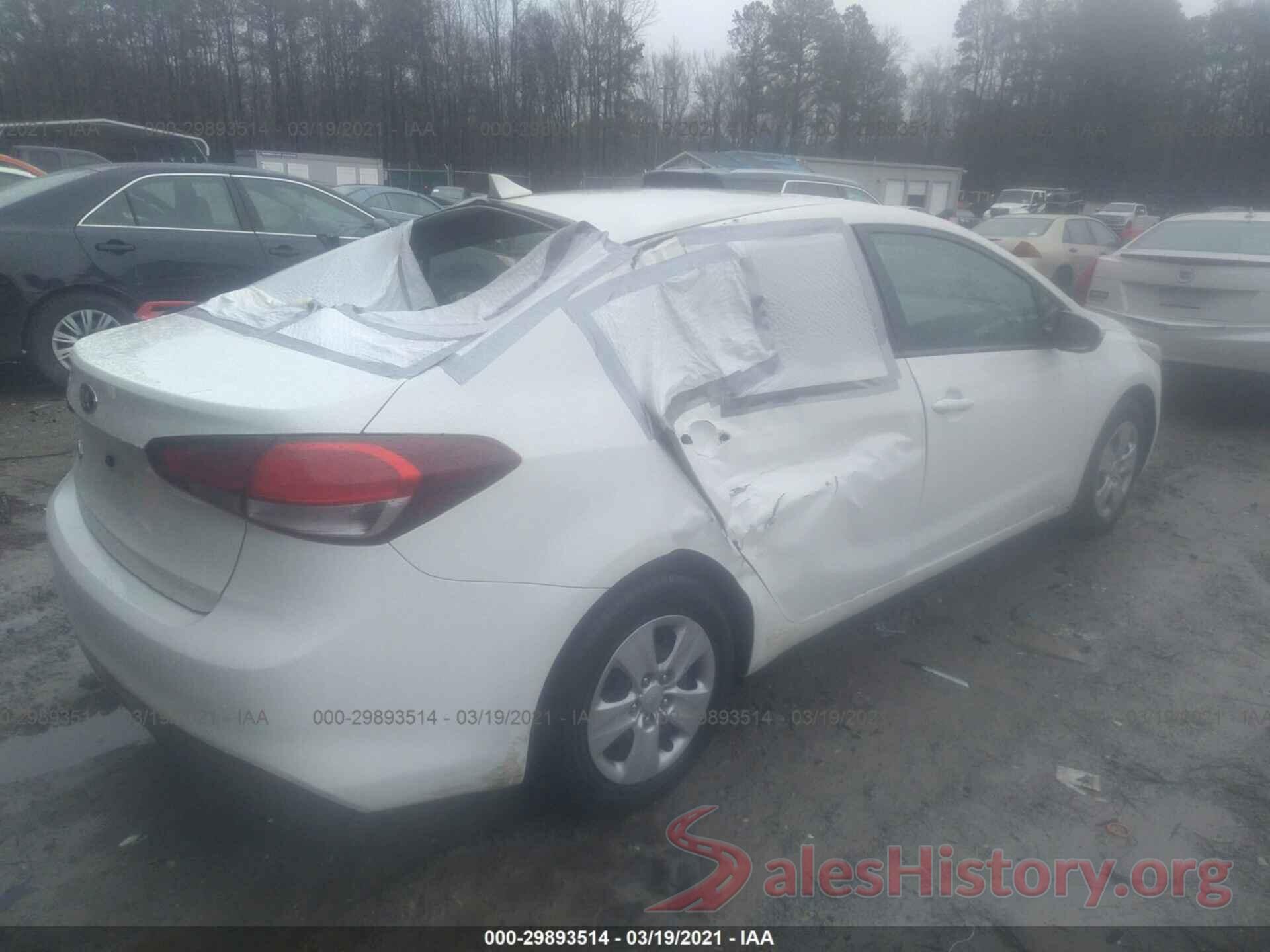 3KPFK4A72HE030398 2017 KIA FORTE