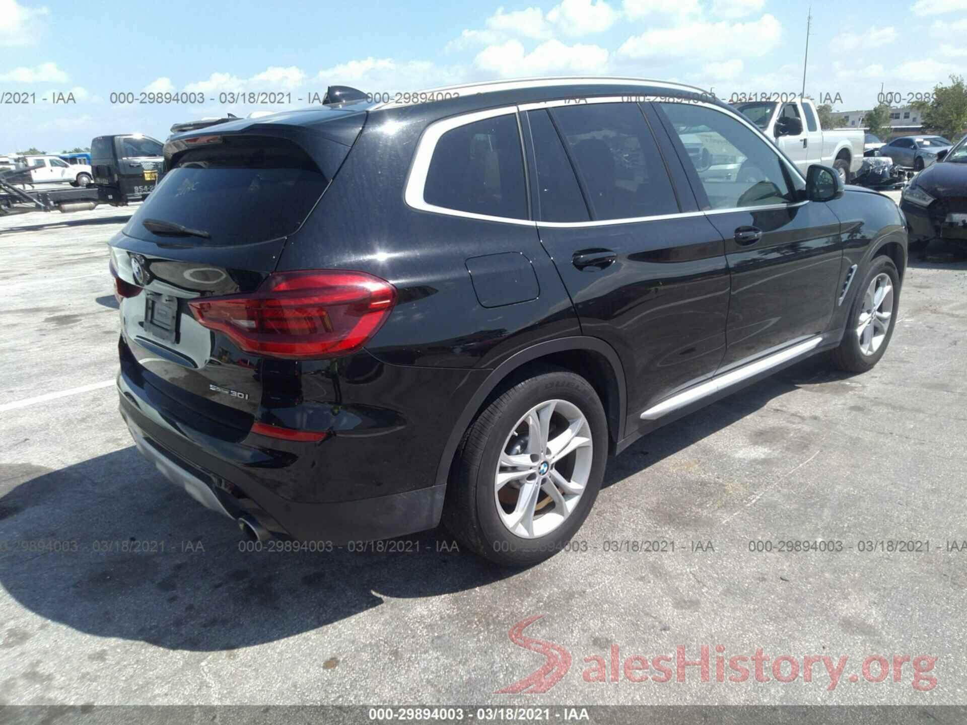 5UXTY3C05LLU72764 2020 BMW X3