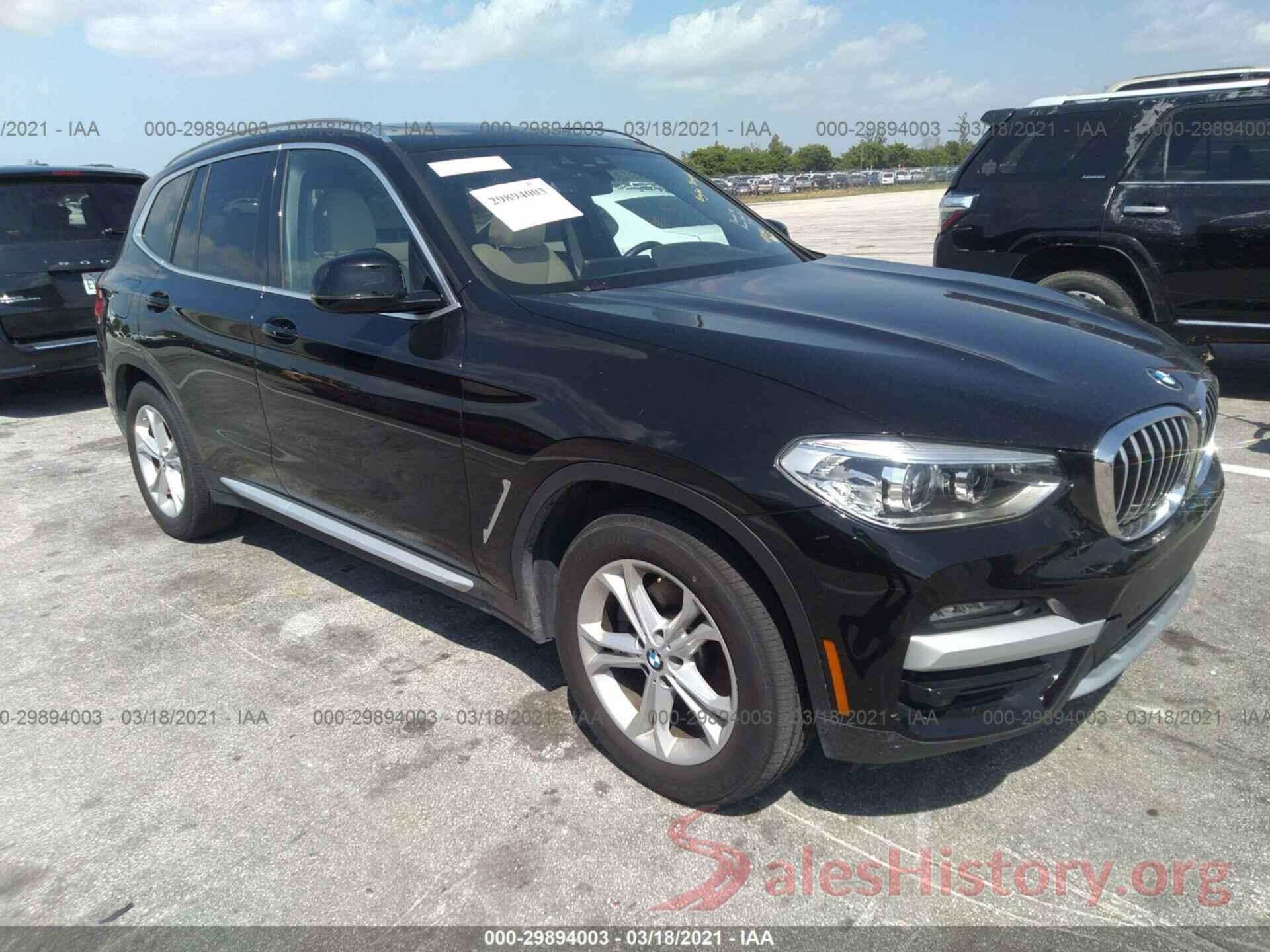 5UXTY3C05LLU72764 2020 BMW X3