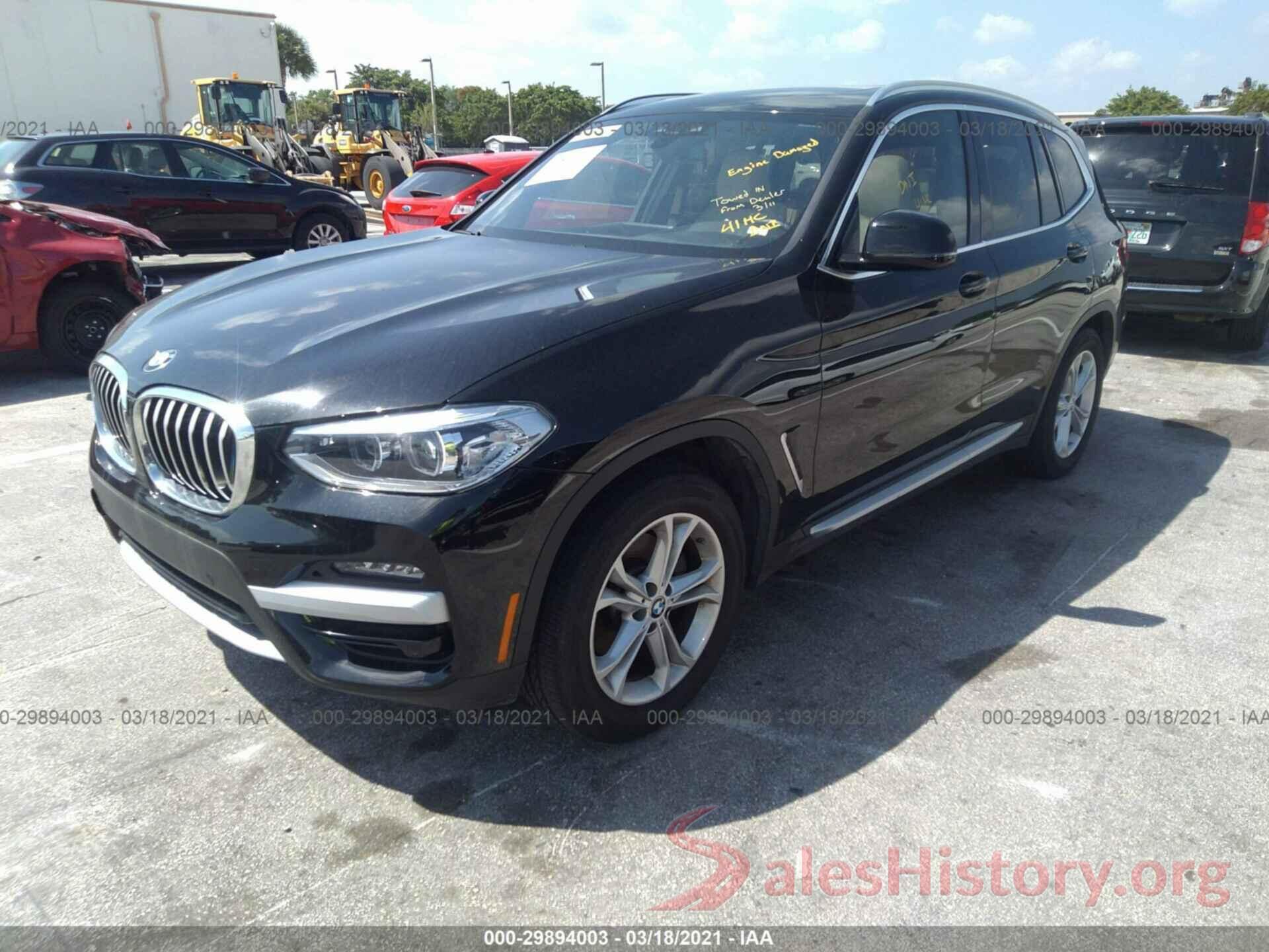 5UXTY3C05LLU72764 2020 BMW X3