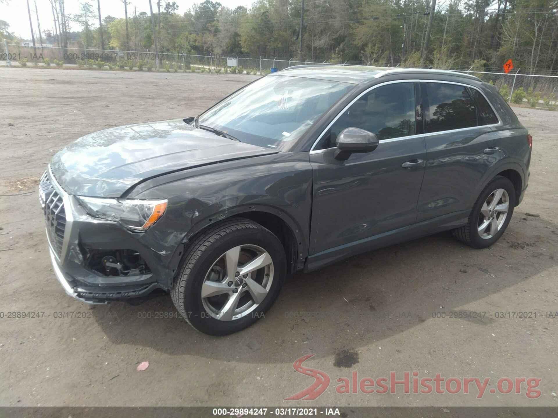 WA1AECF36L1026684 2020 AUDI Q3