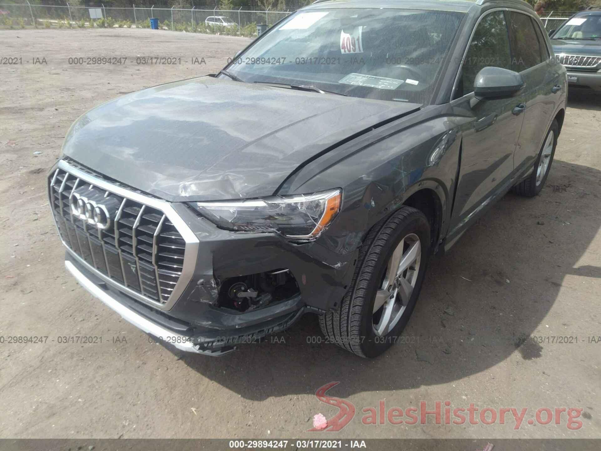 WA1AECF36L1026684 2020 AUDI Q3