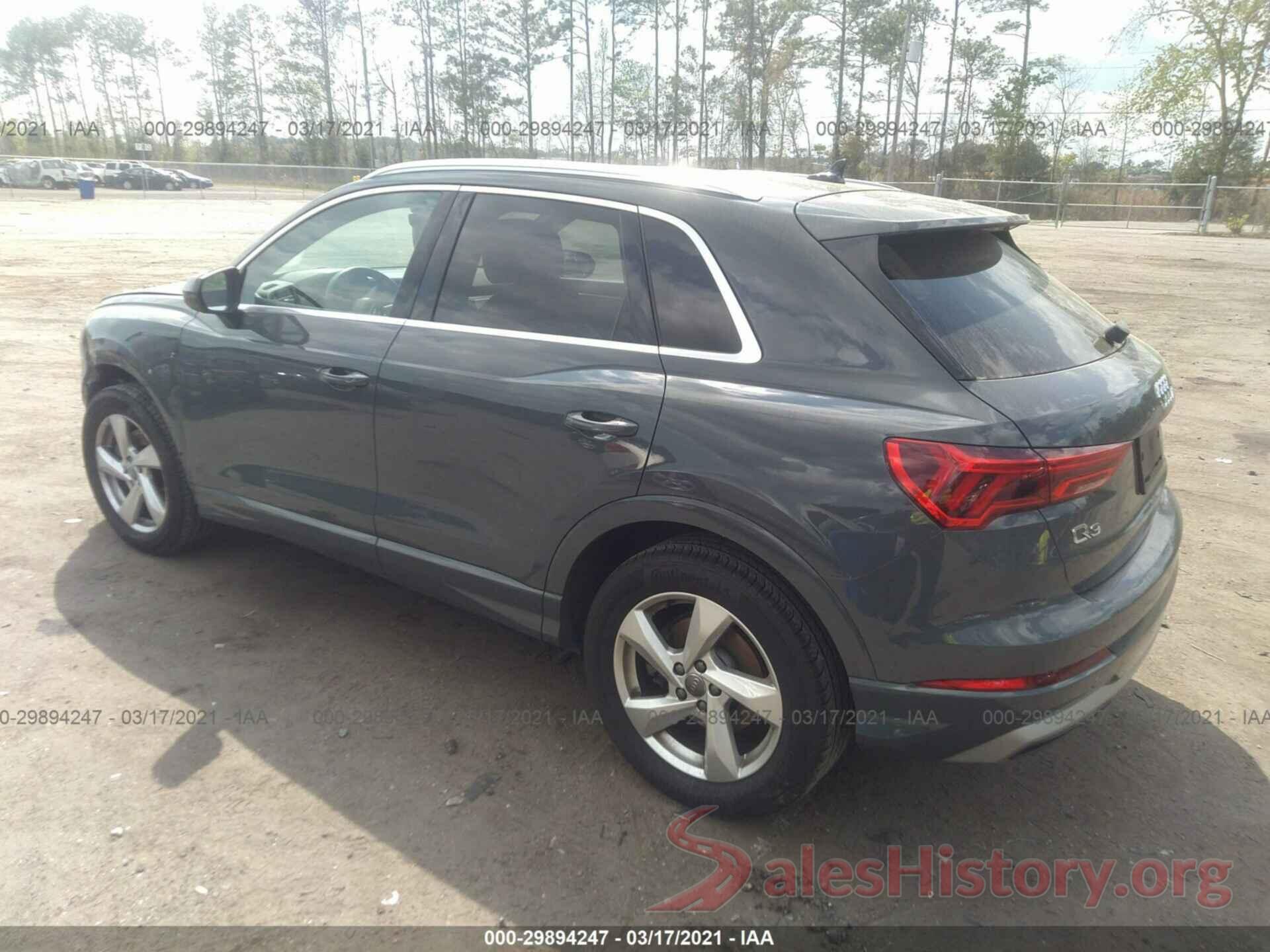 WA1AECF36L1026684 2020 AUDI Q3