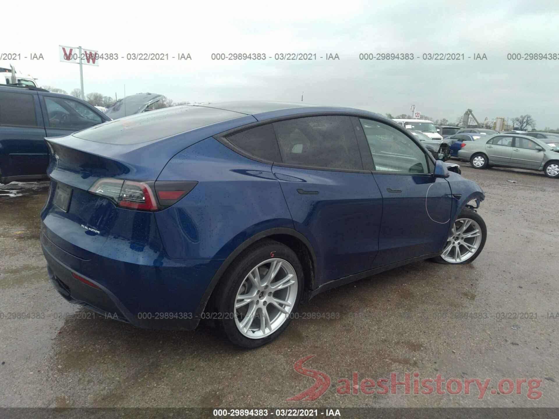 5YJYGDEE9LF031120 2020 TESLA MODEL Y