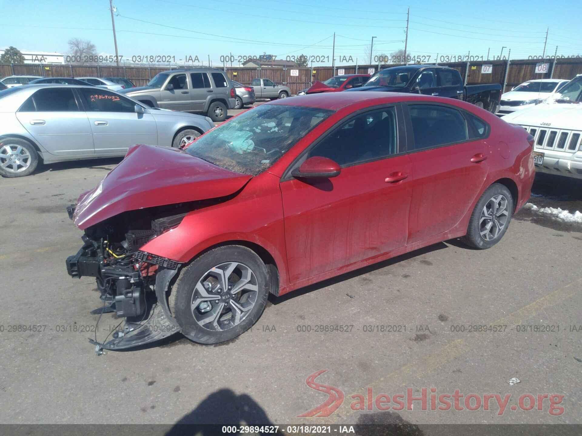 3KPF24AD4ME323364 2021 KIA FORTE