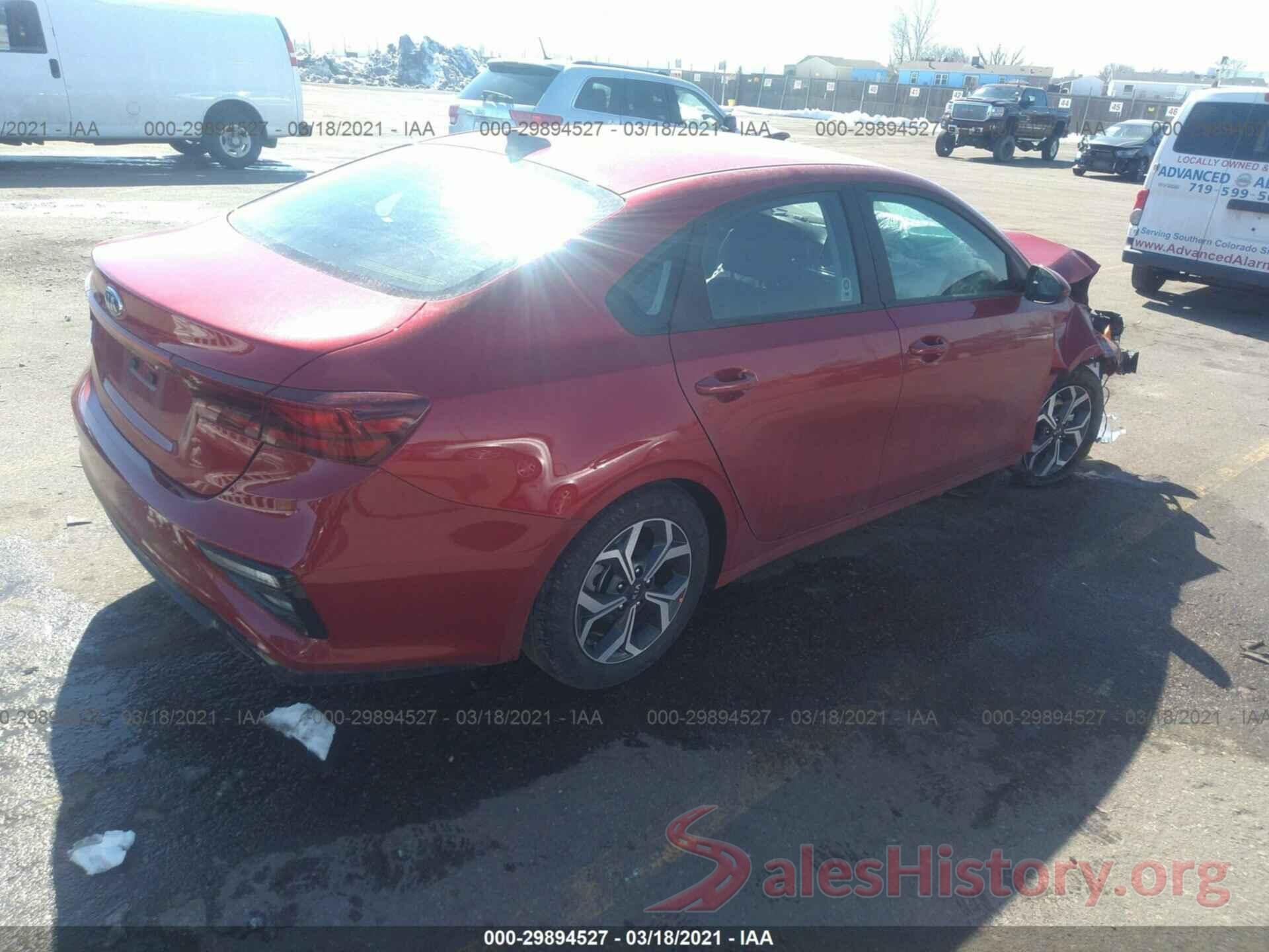 3KPF24AD4ME323364 2021 KIA FORTE