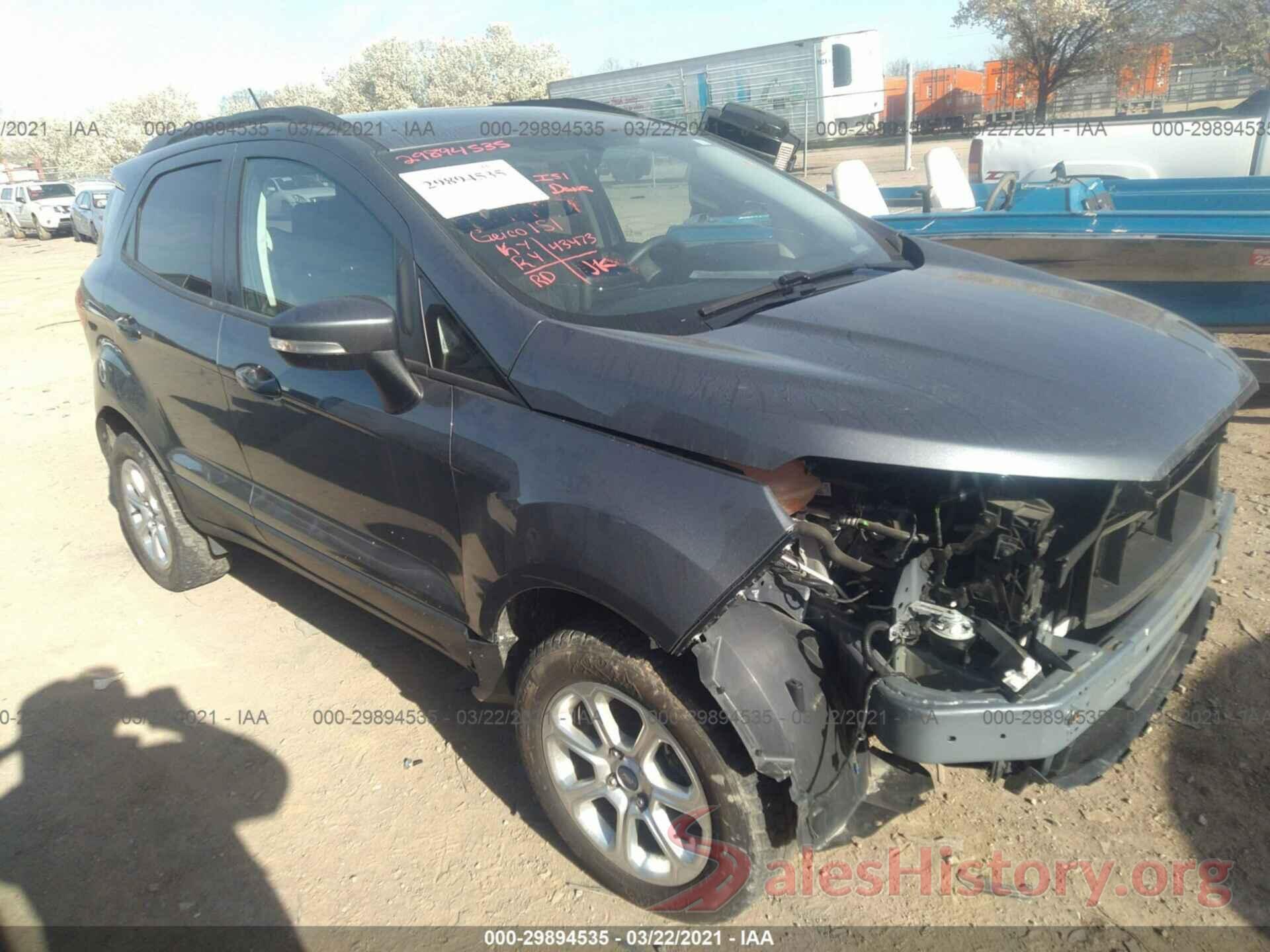 MAJ6P1UL0JC230577 2018 FORD ECOSPORT