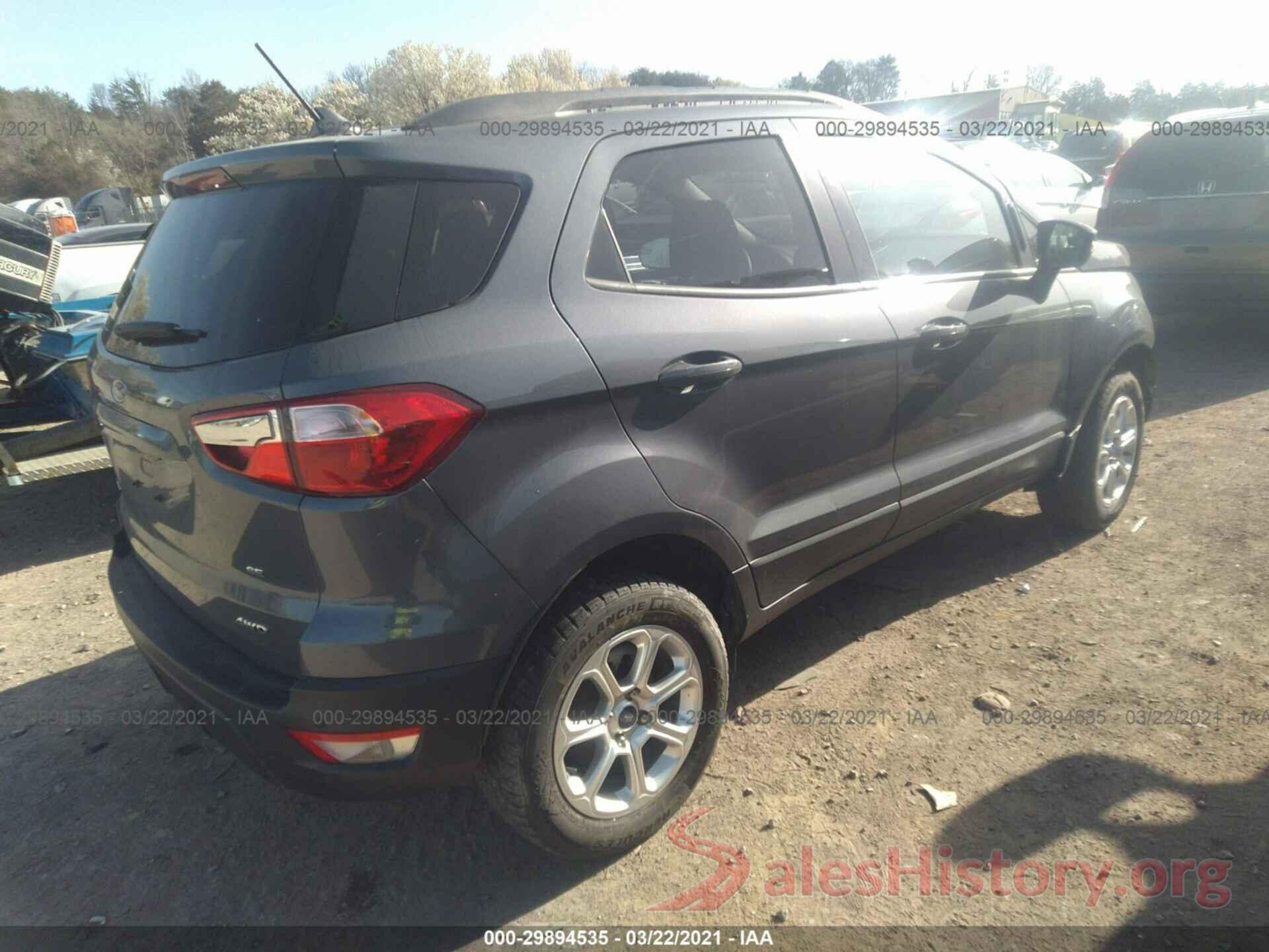 MAJ6P1UL0JC230577 2018 FORD ECOSPORT