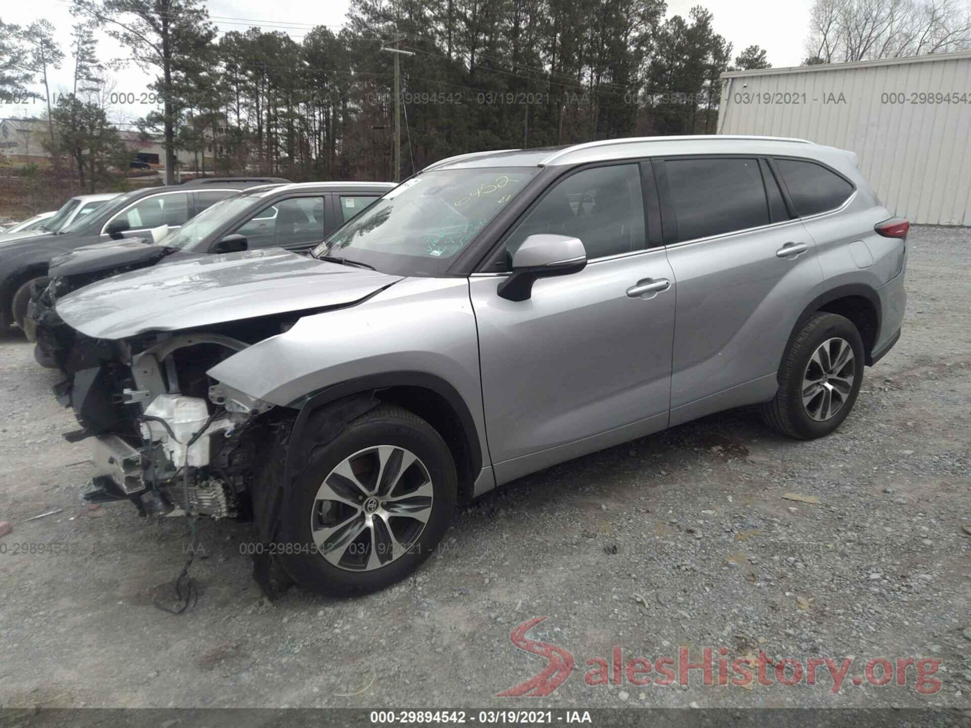 5TDGZRAH5MS516452 2021 TOYOTA HIGHLANDER