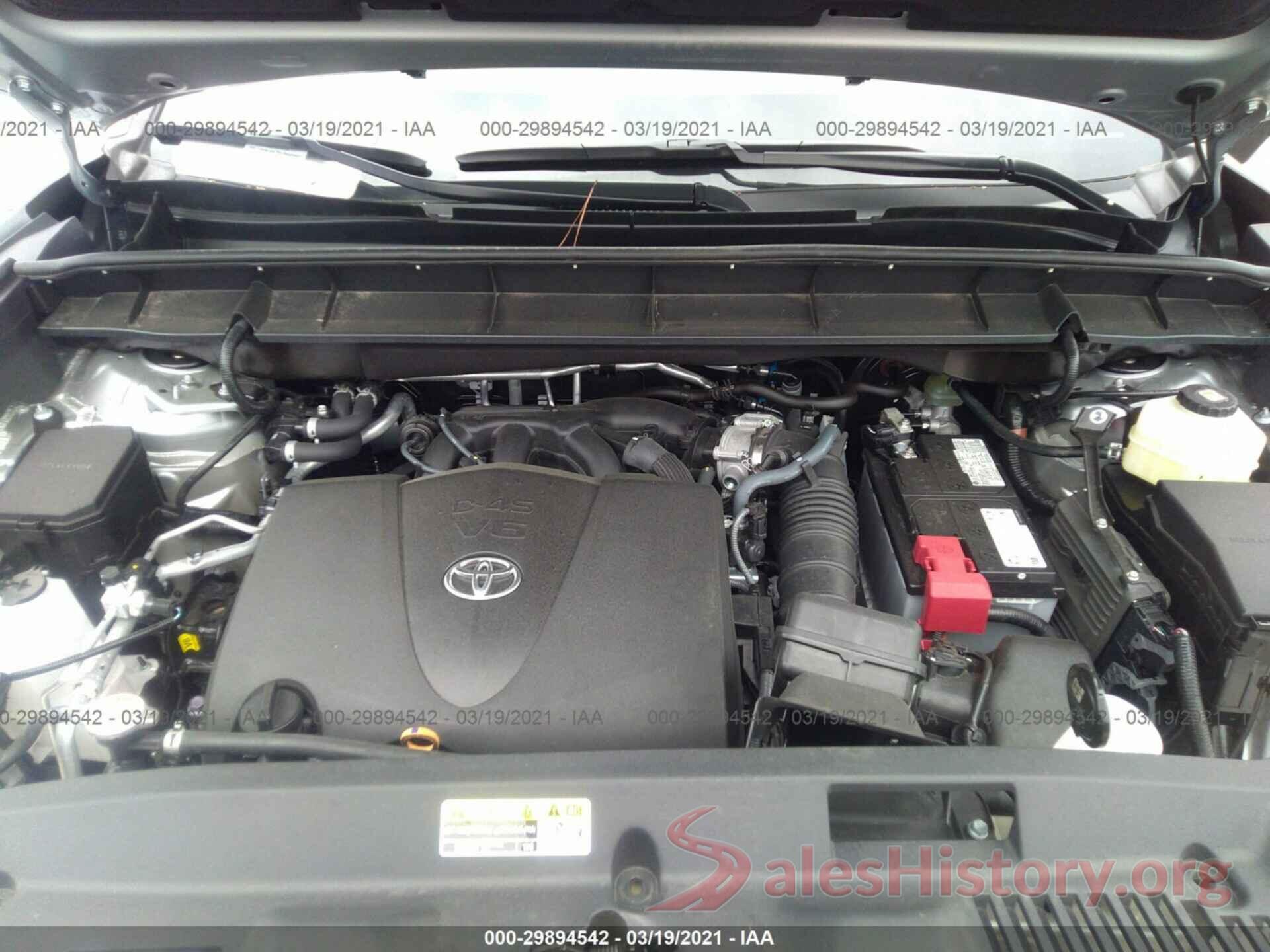 5TDGZRAH5MS516452 2021 TOYOTA HIGHLANDER