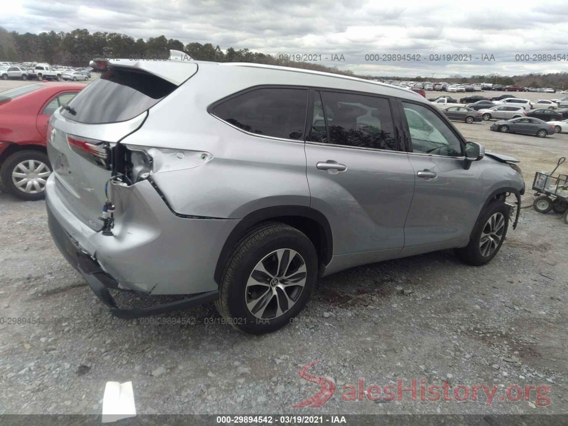 5TDGZRAH5MS516452 2021 TOYOTA HIGHLANDER