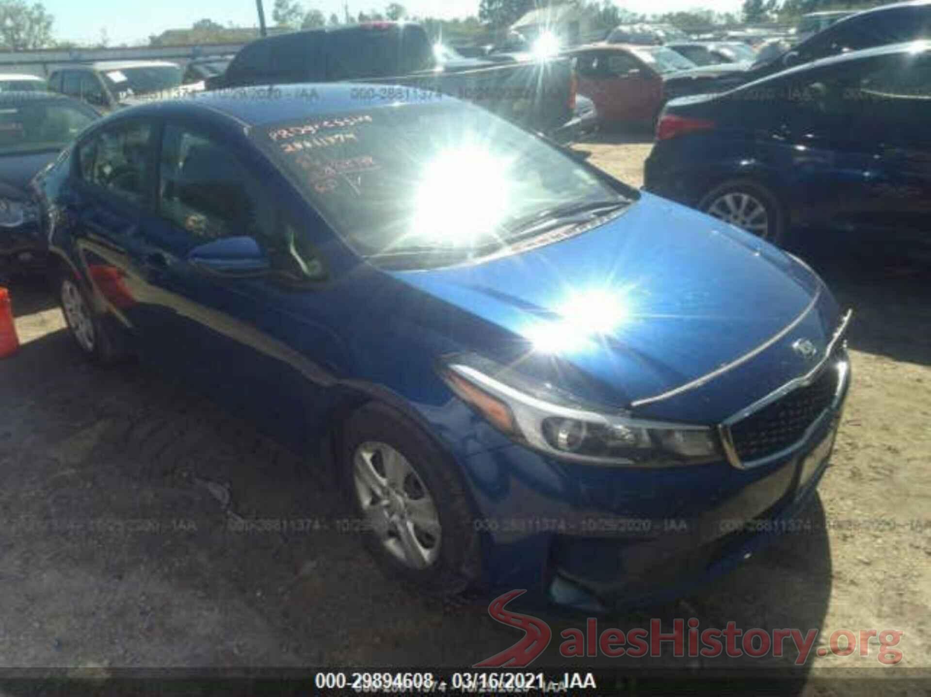 3KPFK4A75JE207449 2018 KIA FORTE