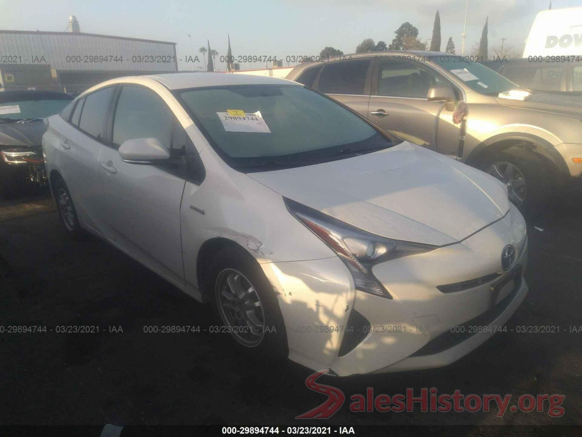 JTDKBRFU4G3021671 2016 TOYOTA PRIUS