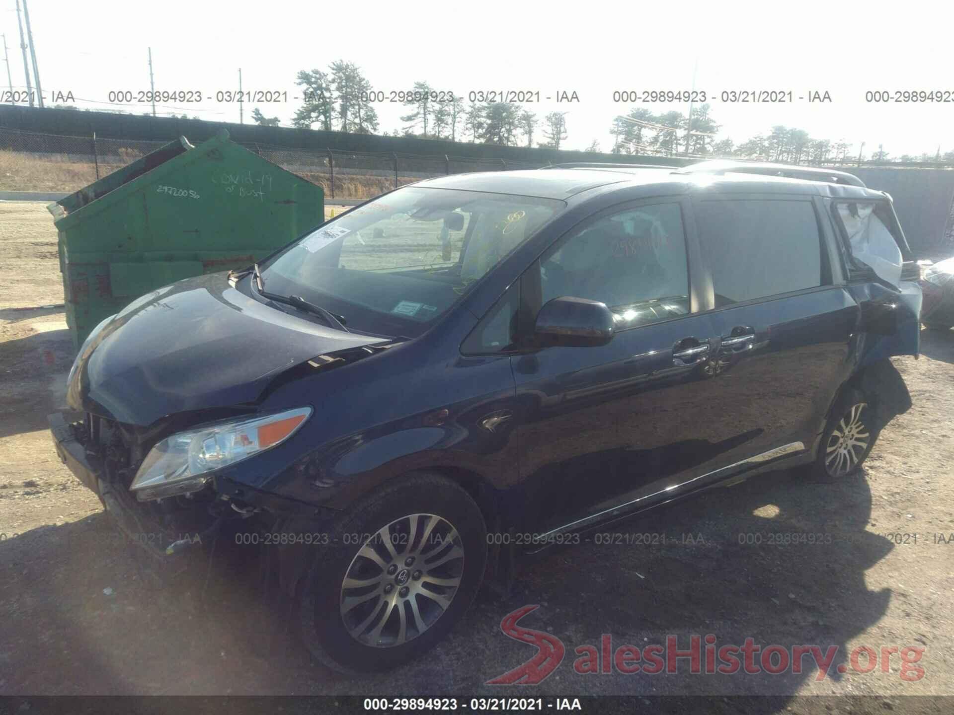 5TDYZ3DC7KS990918 2019 TOYOTA SIENNA