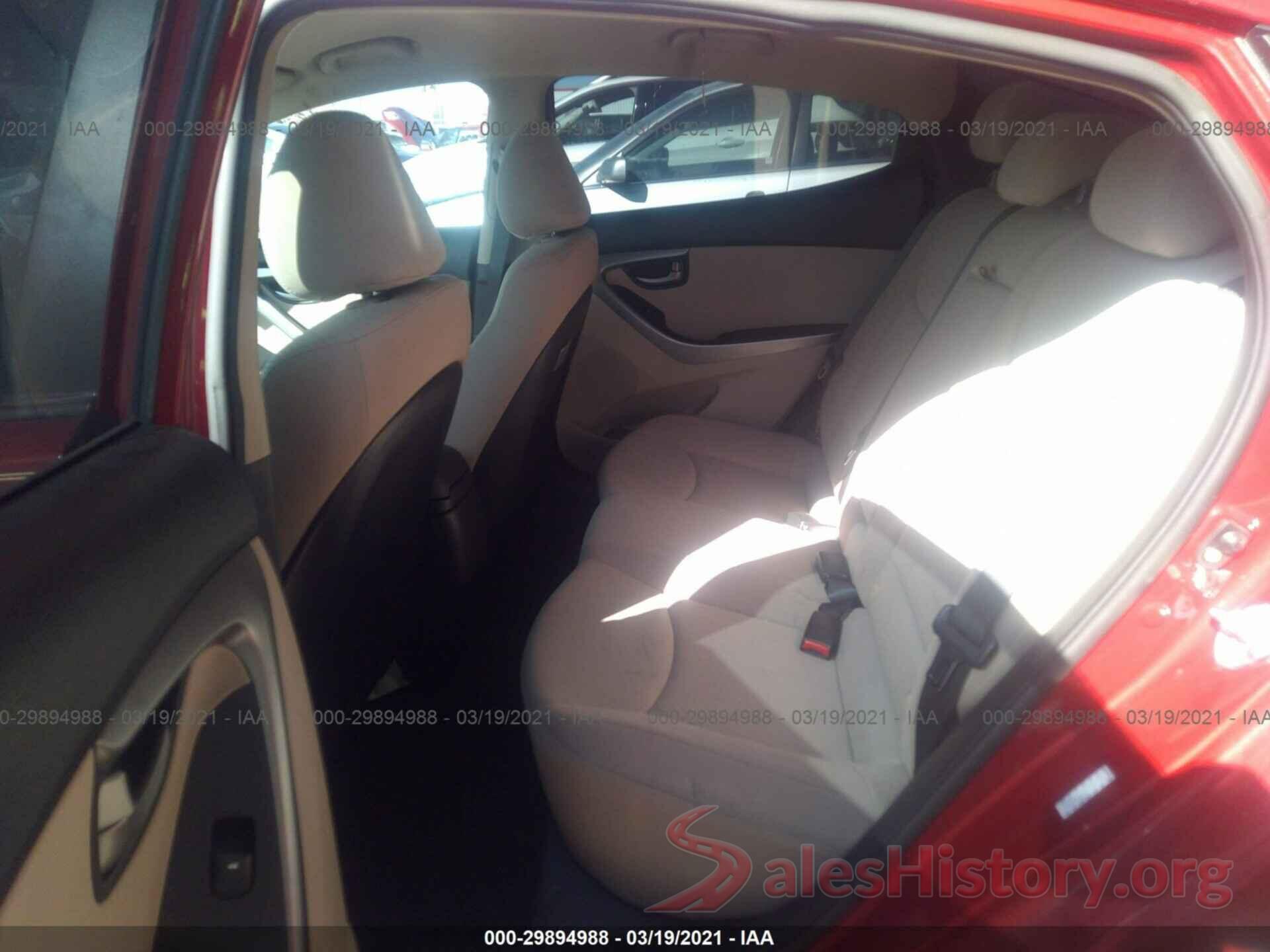 KMHDH4AE8GU584187 2016 HYUNDAI ELANTRA