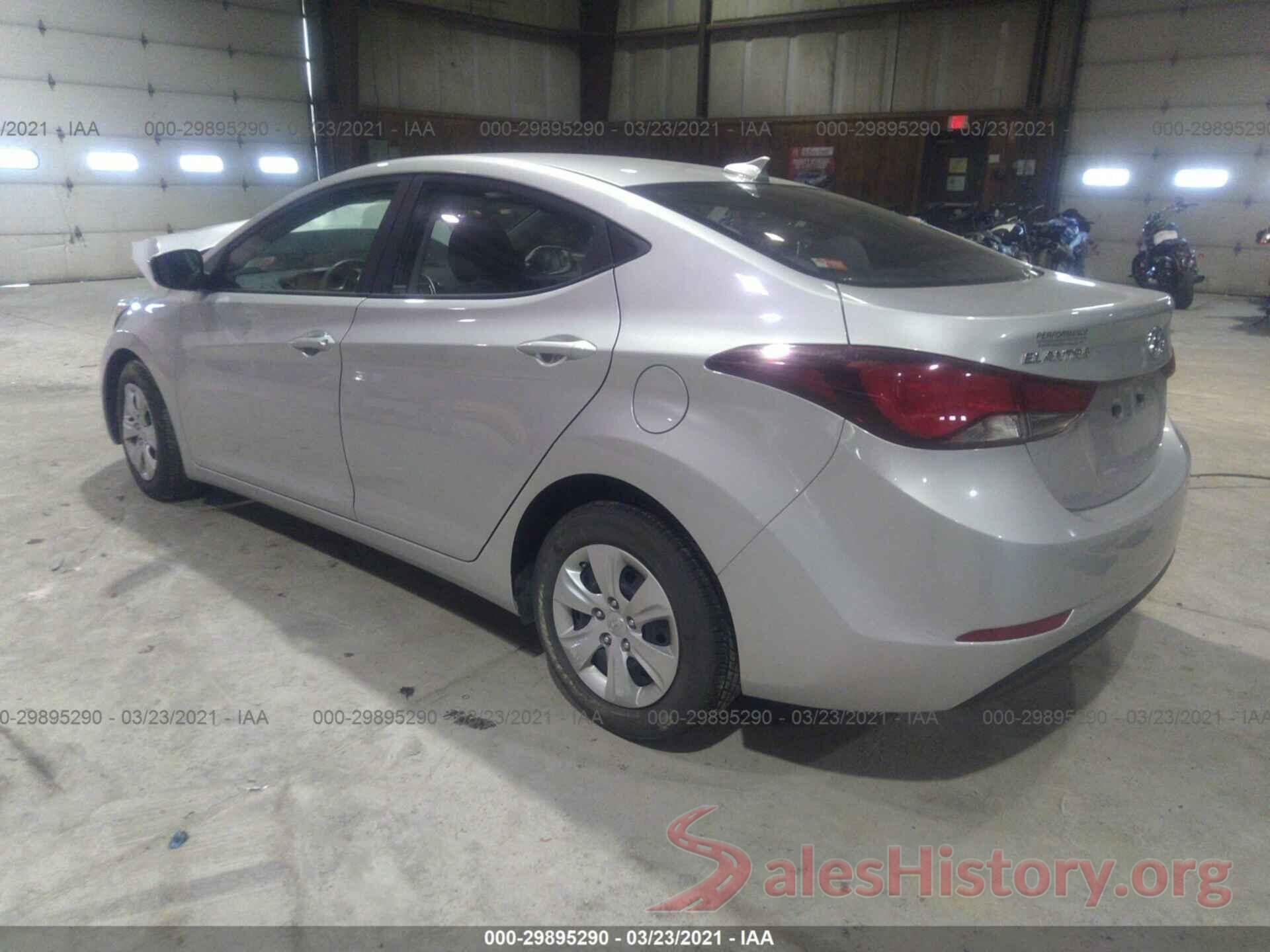 5NPDH4AE3GH732549 2016 HYUNDAI ELANTRA