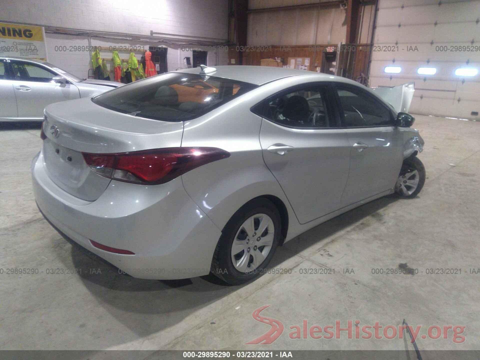 5NPDH4AE3GH732549 2016 HYUNDAI ELANTRA