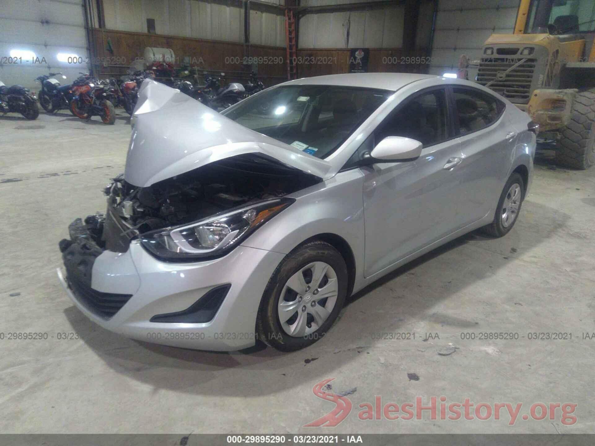 5NPDH4AE3GH732549 2016 HYUNDAI ELANTRA