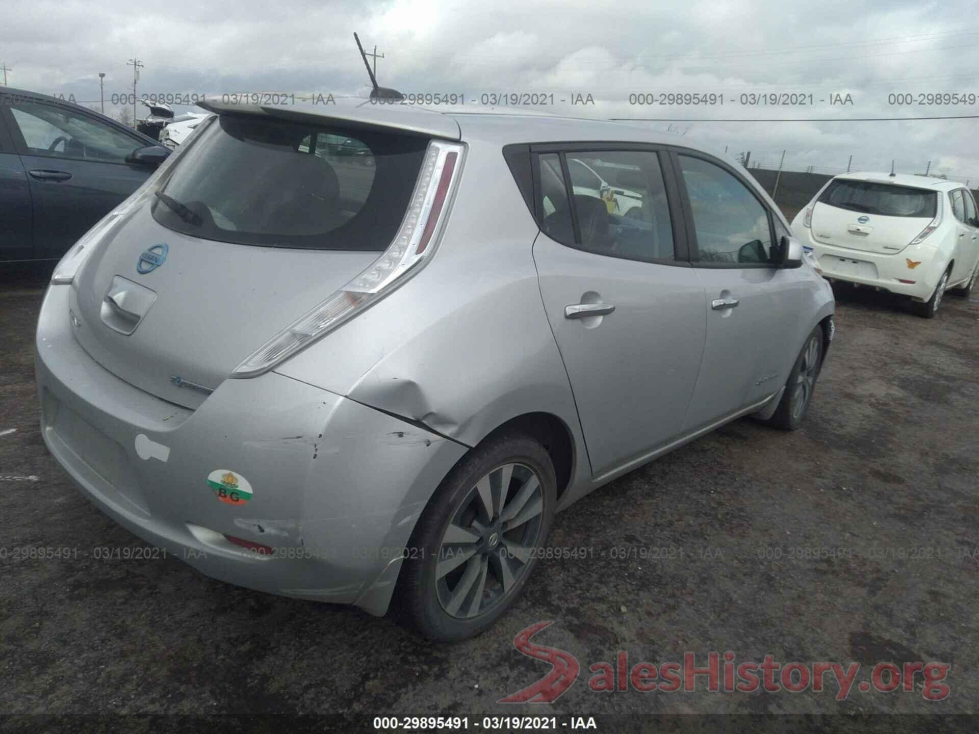 1N4BZ0CP1GC310051 2016 NISSAN LEAF