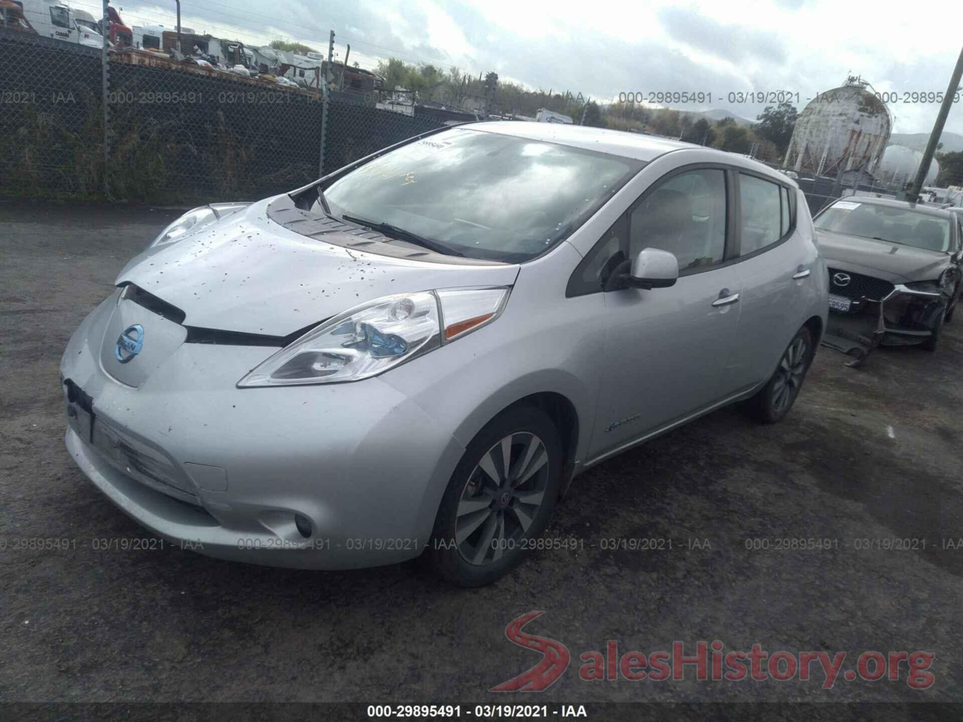 1N4BZ0CP1GC310051 2016 NISSAN LEAF