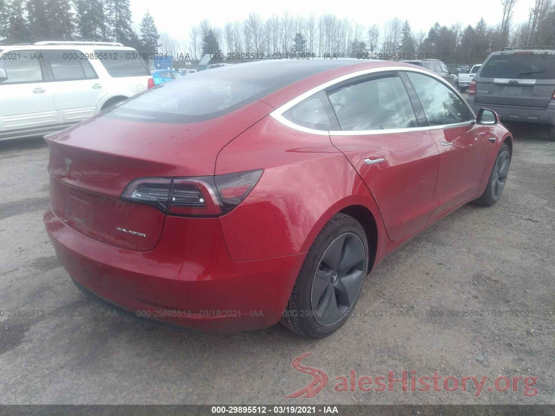 5YJ3E1EB0JF120060 2018 TESLA MODEL 3