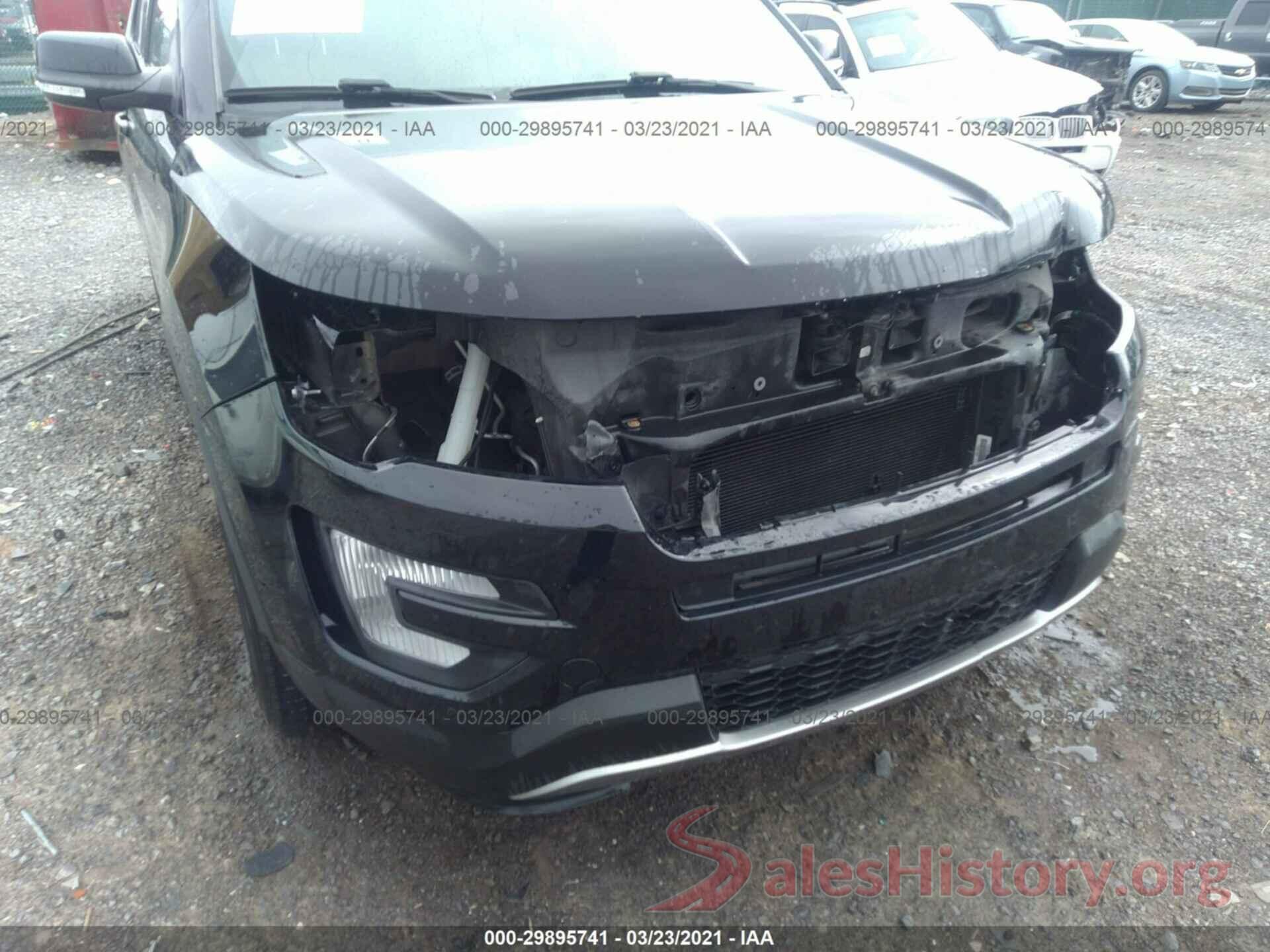 1FM5K8D89GGD34216 2016 FORD EXPLORER