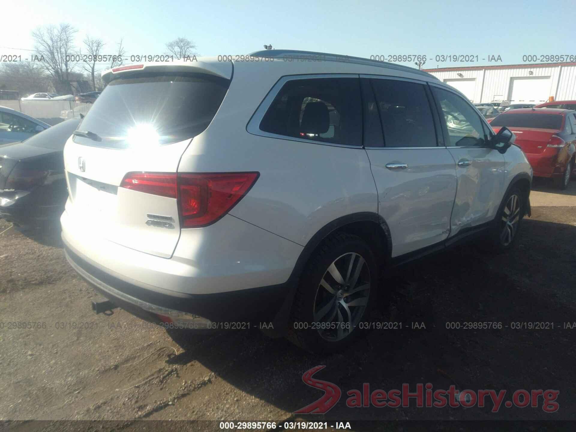 5FNYF6H97GB039459 2016 HONDA PILOT