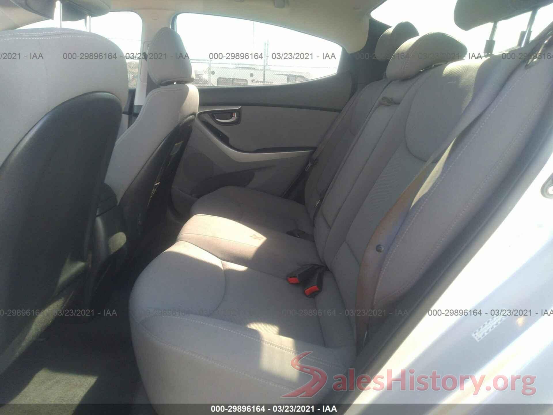 KMHDH4AEXGU481160 2016 HYUNDAI ELANTRA