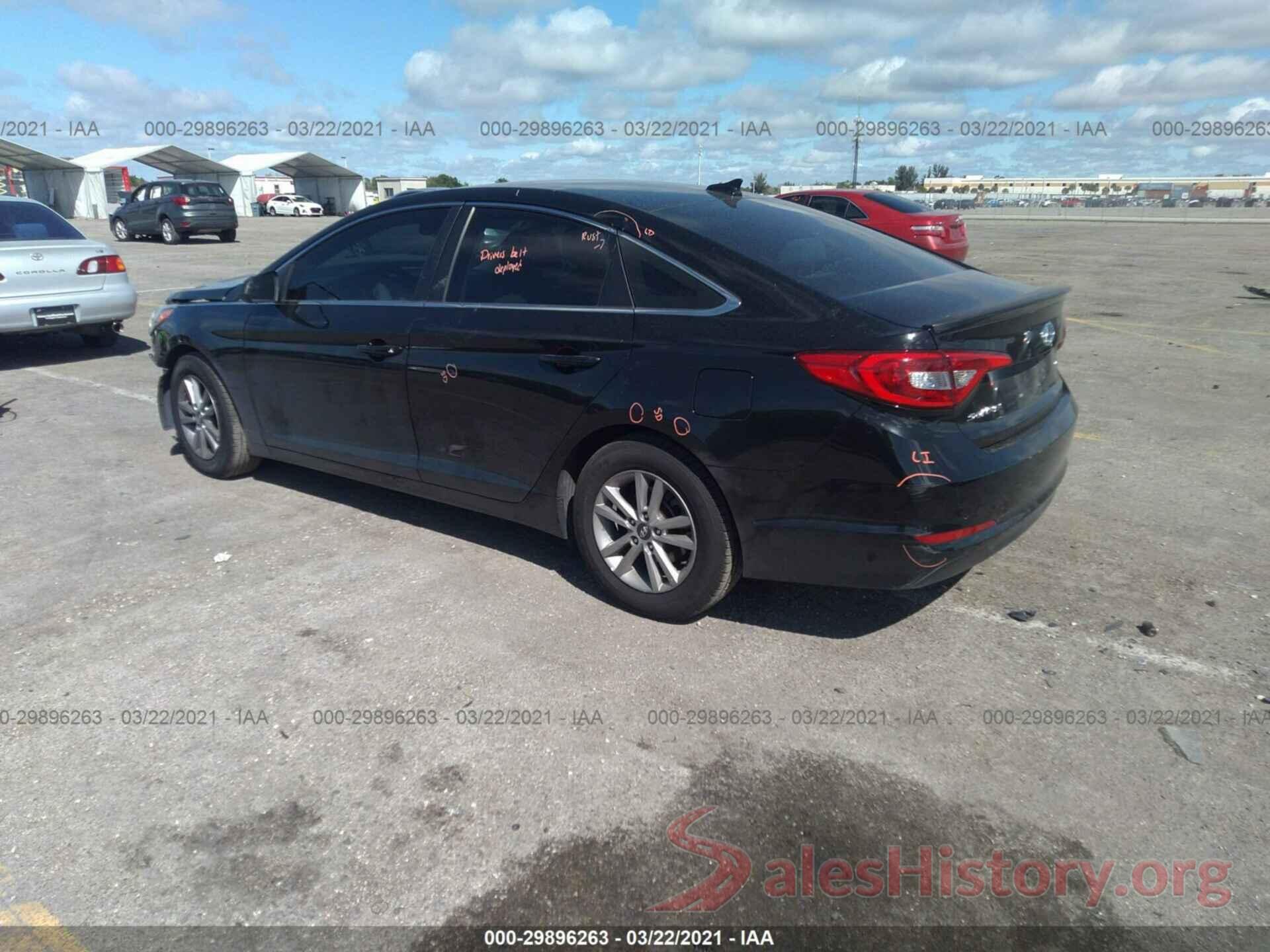 5NPE24AF3GH369278 2016 HYUNDAI SONATA