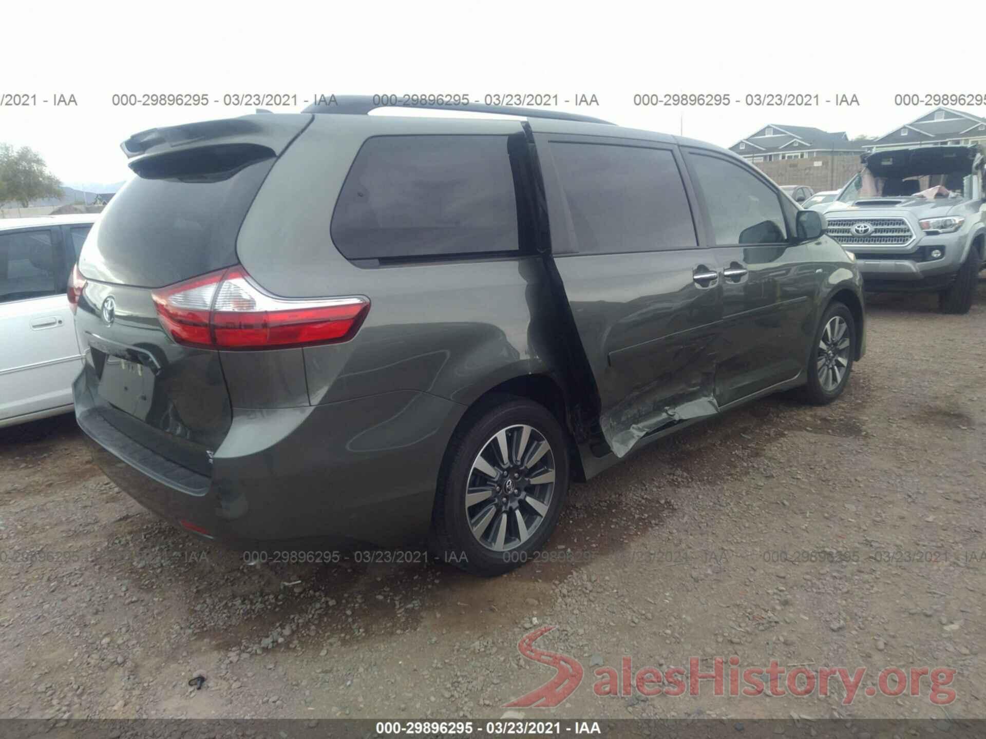 5TDDZ3DC0JS206463 2018 TOYOTA SIENNA