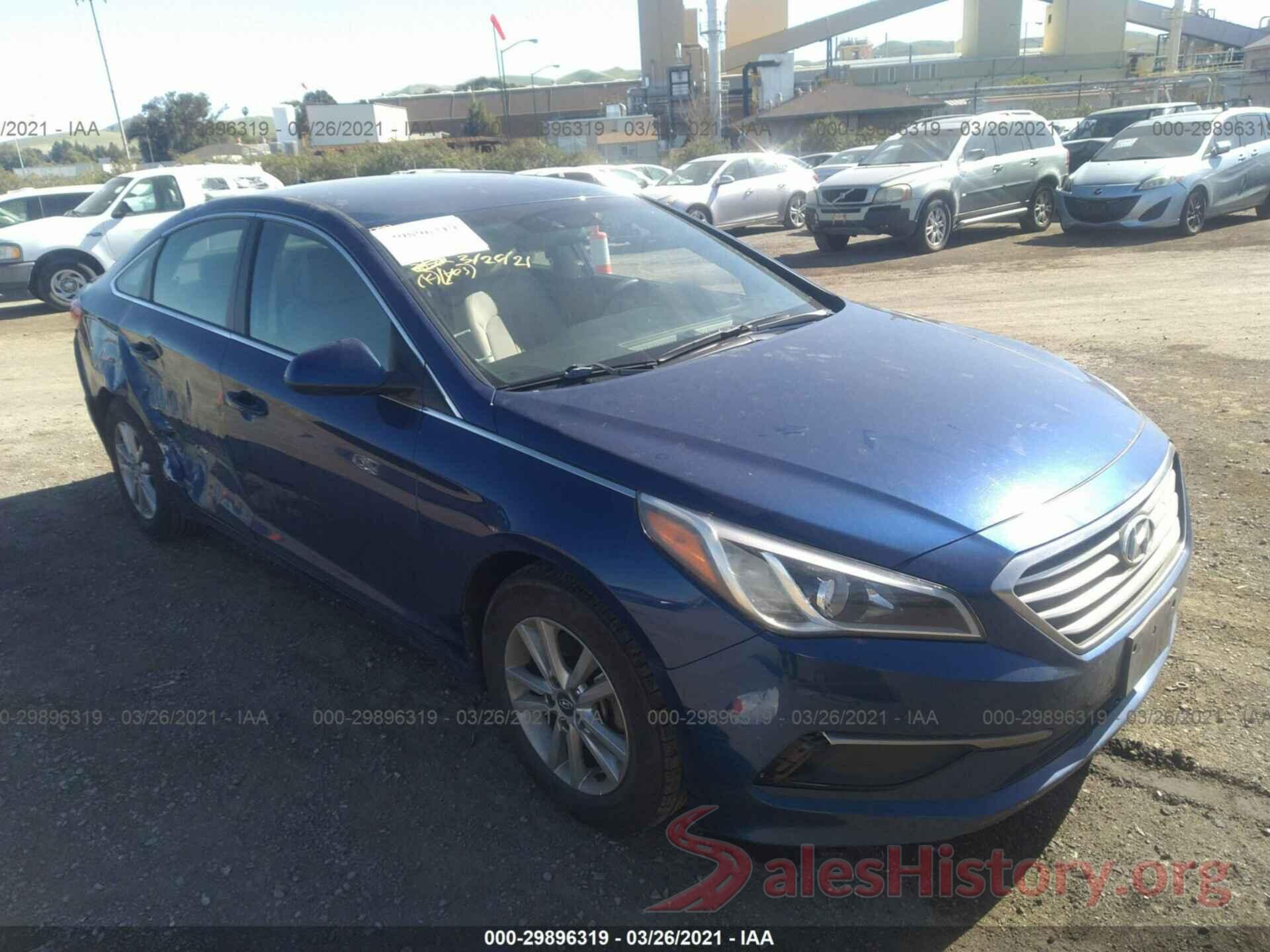 5NPE24AF9GH393407 2016 HYUNDAI SONATA