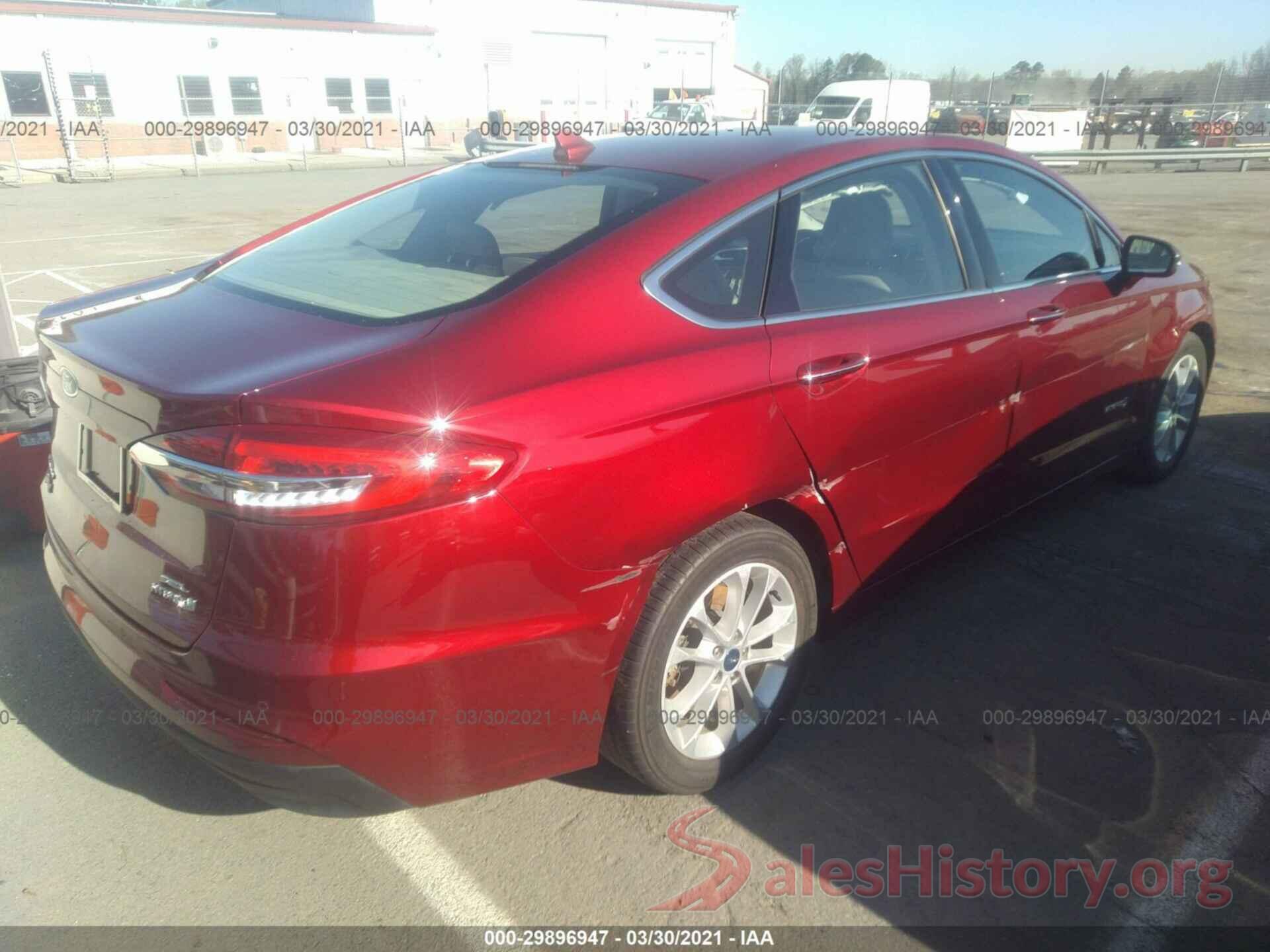 3FA6P0MU5KR136717 2019 FORD FUSION HYBRID