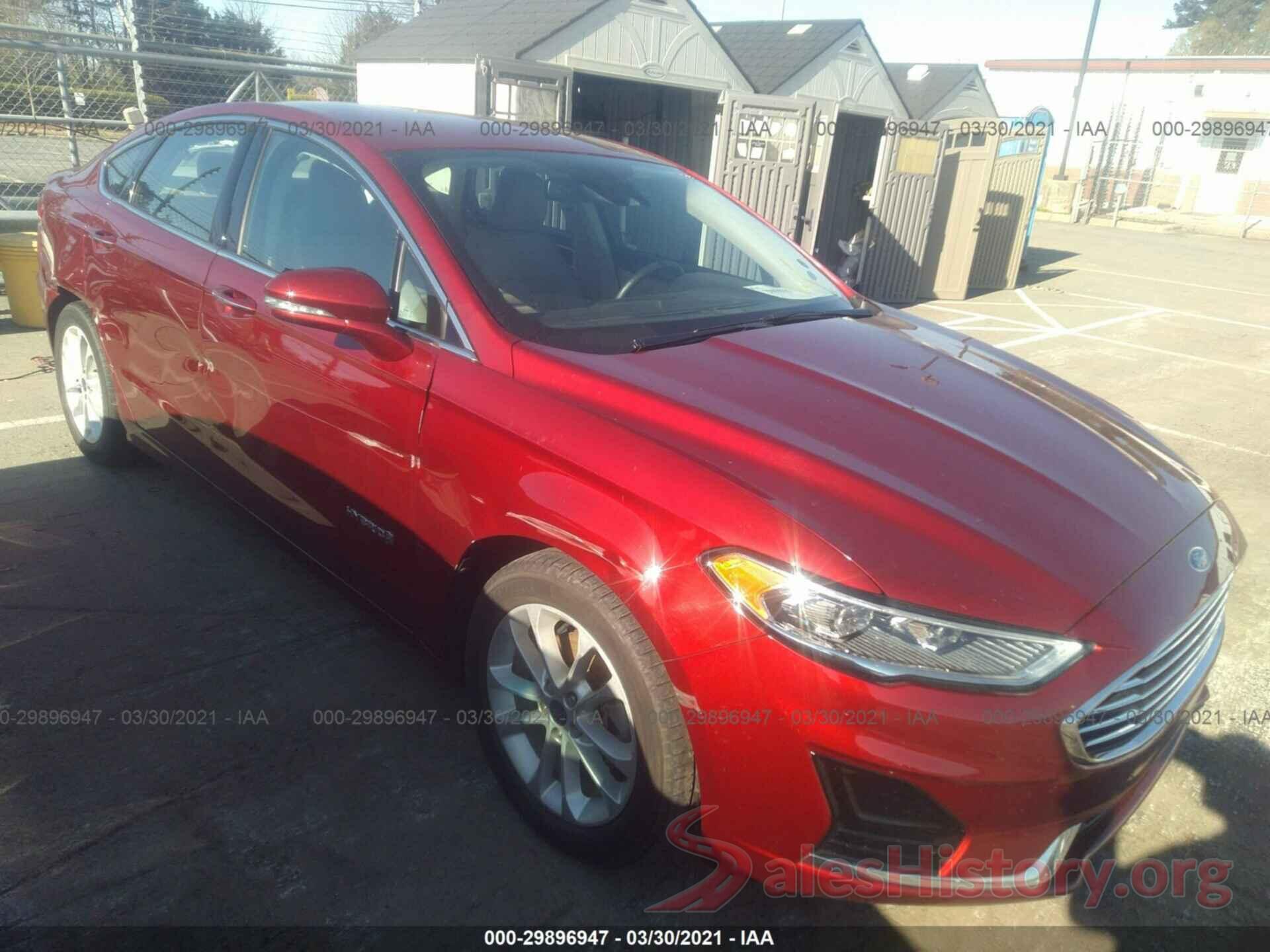 3FA6P0MU5KR136717 2019 FORD FUSION HYBRID