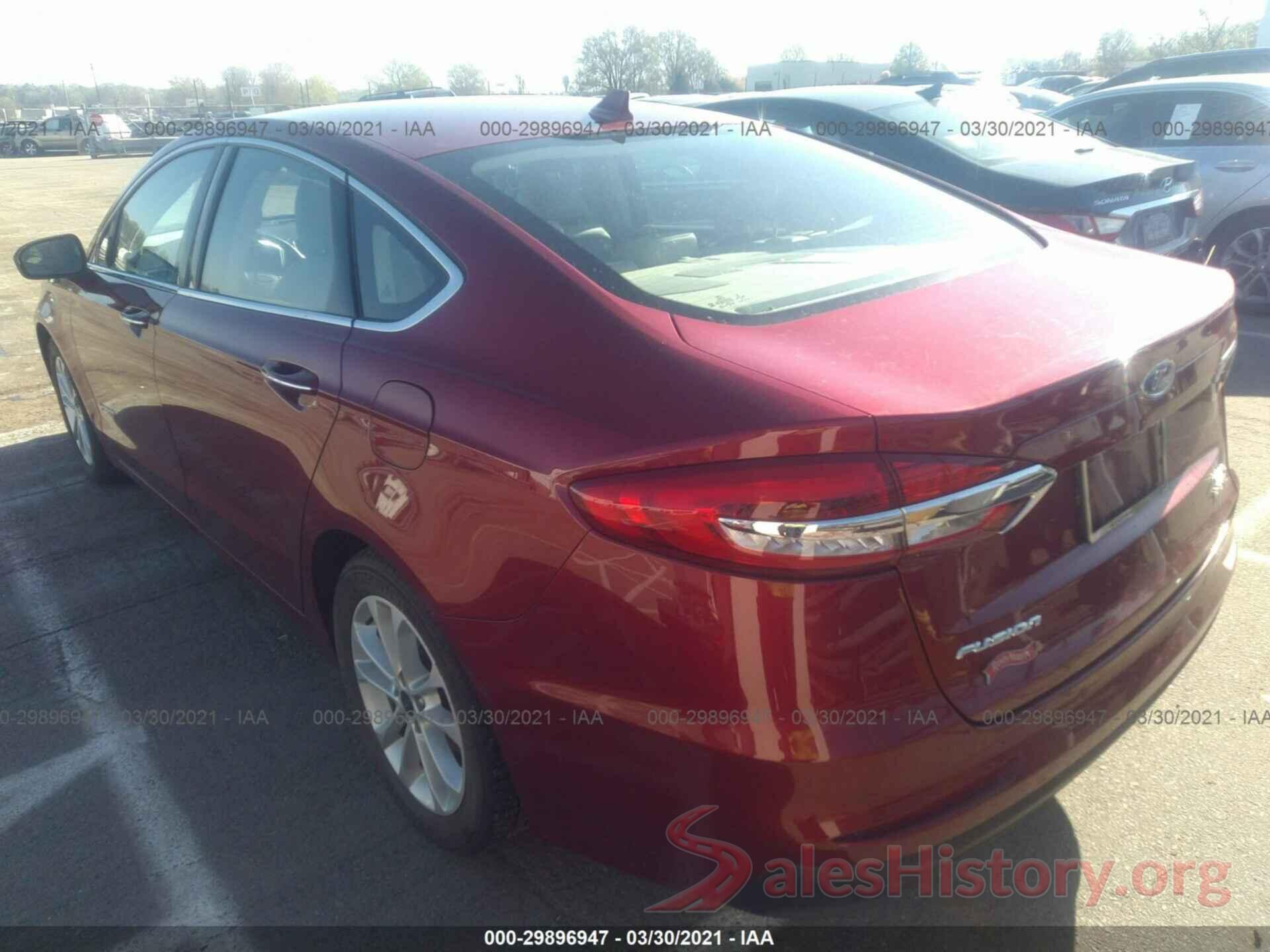 3FA6P0MU5KR136717 2019 FORD FUSION HYBRID