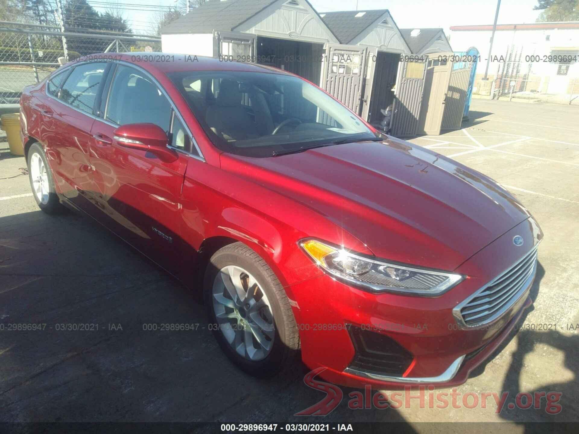 3FA6P0MU5KR136717 2019 FORD FUSION HYBRID