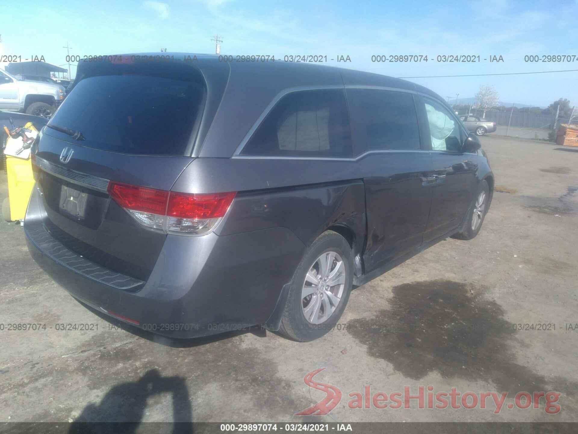 5FNRL5H44GB038491 2016 HONDA ODYSSEY