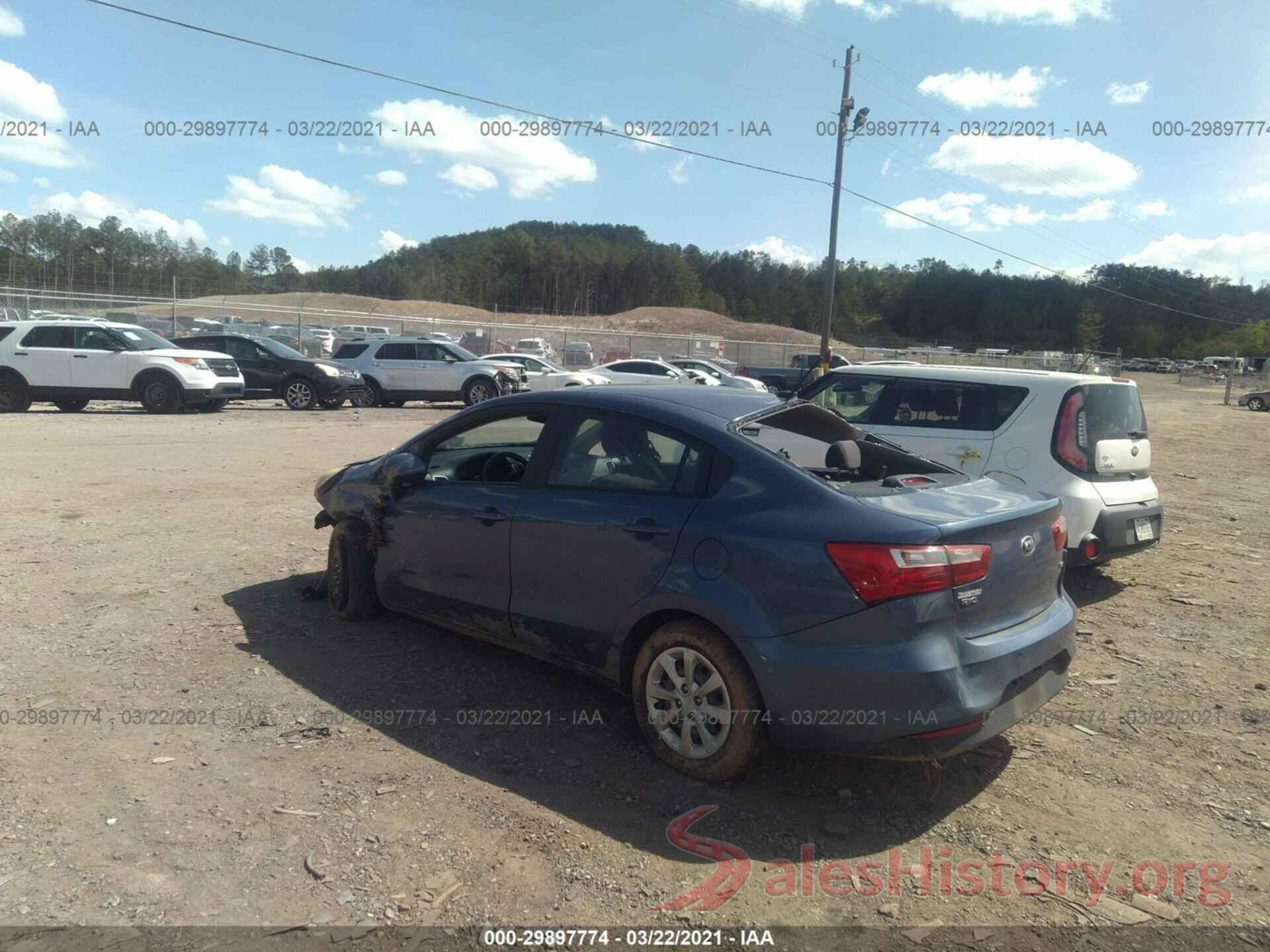 KNADM4A31G6554318 2016 KIA RIO