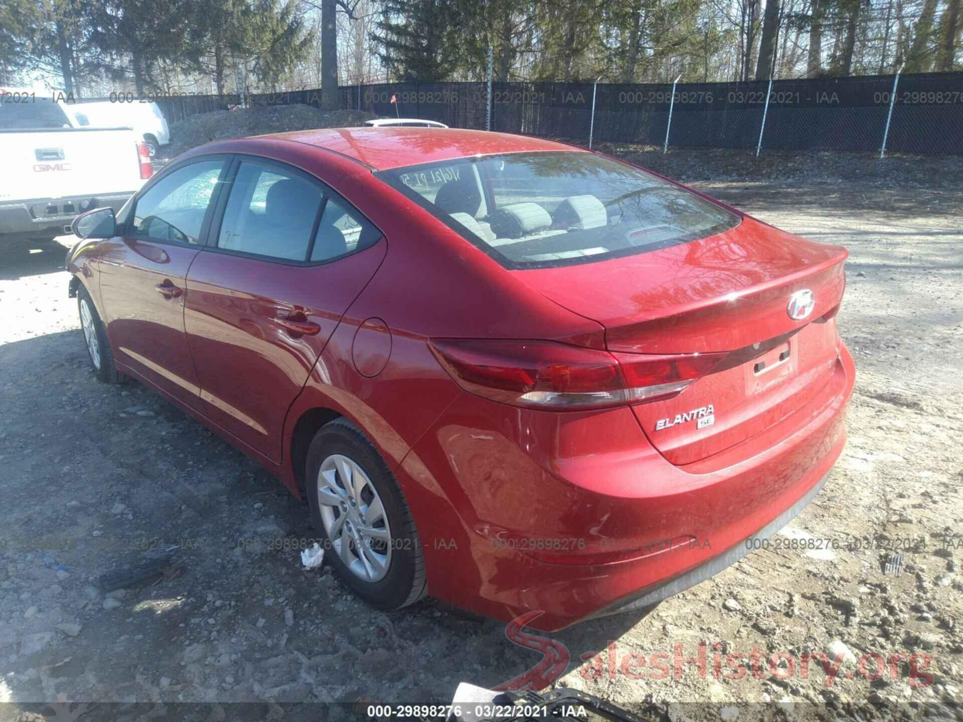 5NPD74LF2JH302656 2018 HYUNDAI ELANTRA