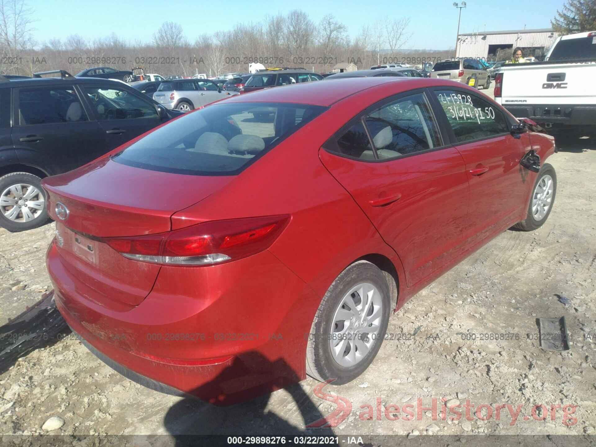 5NPD74LF2JH302656 2018 HYUNDAI ELANTRA