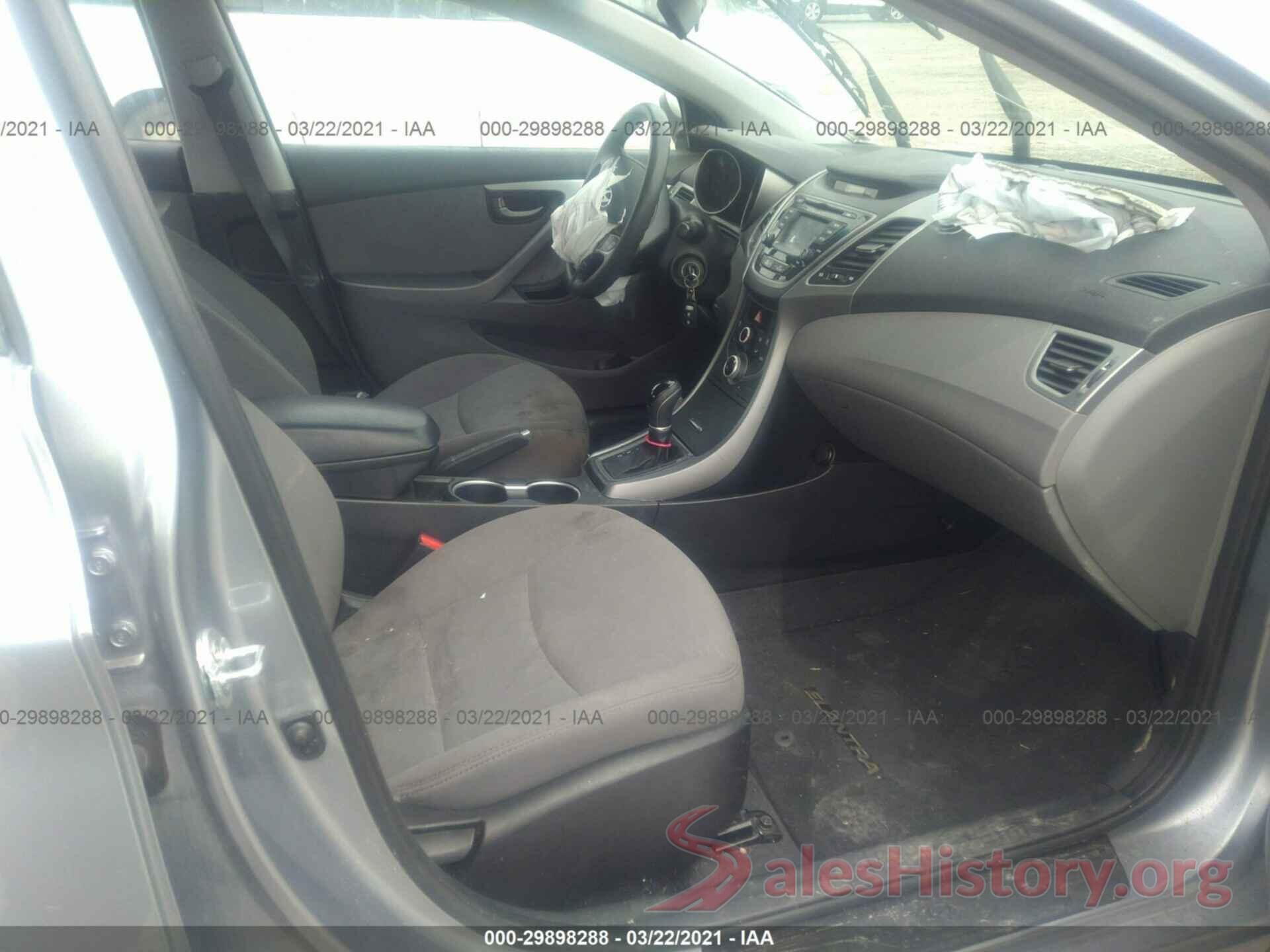 5NPDH4AE6GH727667 2016 HYUNDAI ELANTRA