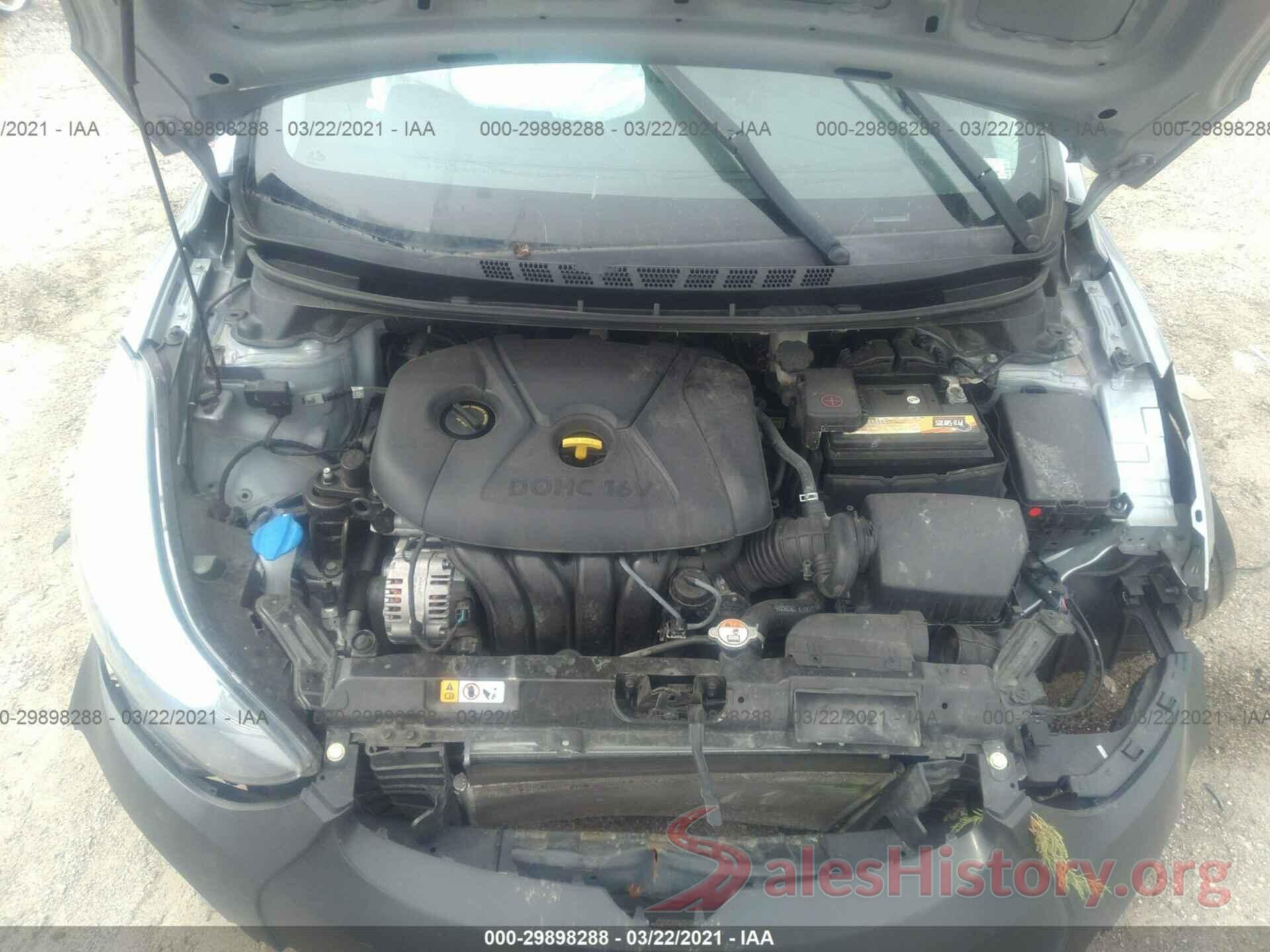 5NPDH4AE6GH727667 2016 HYUNDAI ELANTRA