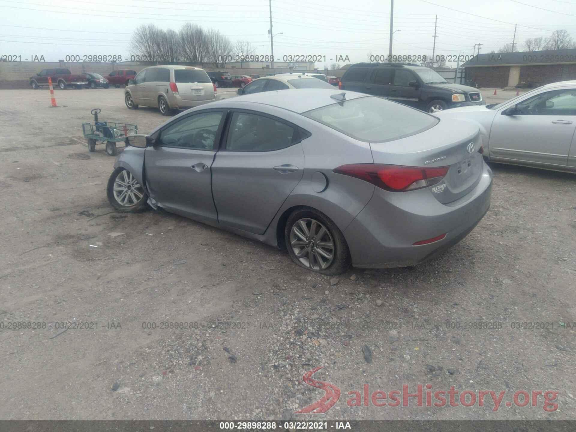 5NPDH4AE6GH727667 2016 HYUNDAI ELANTRA