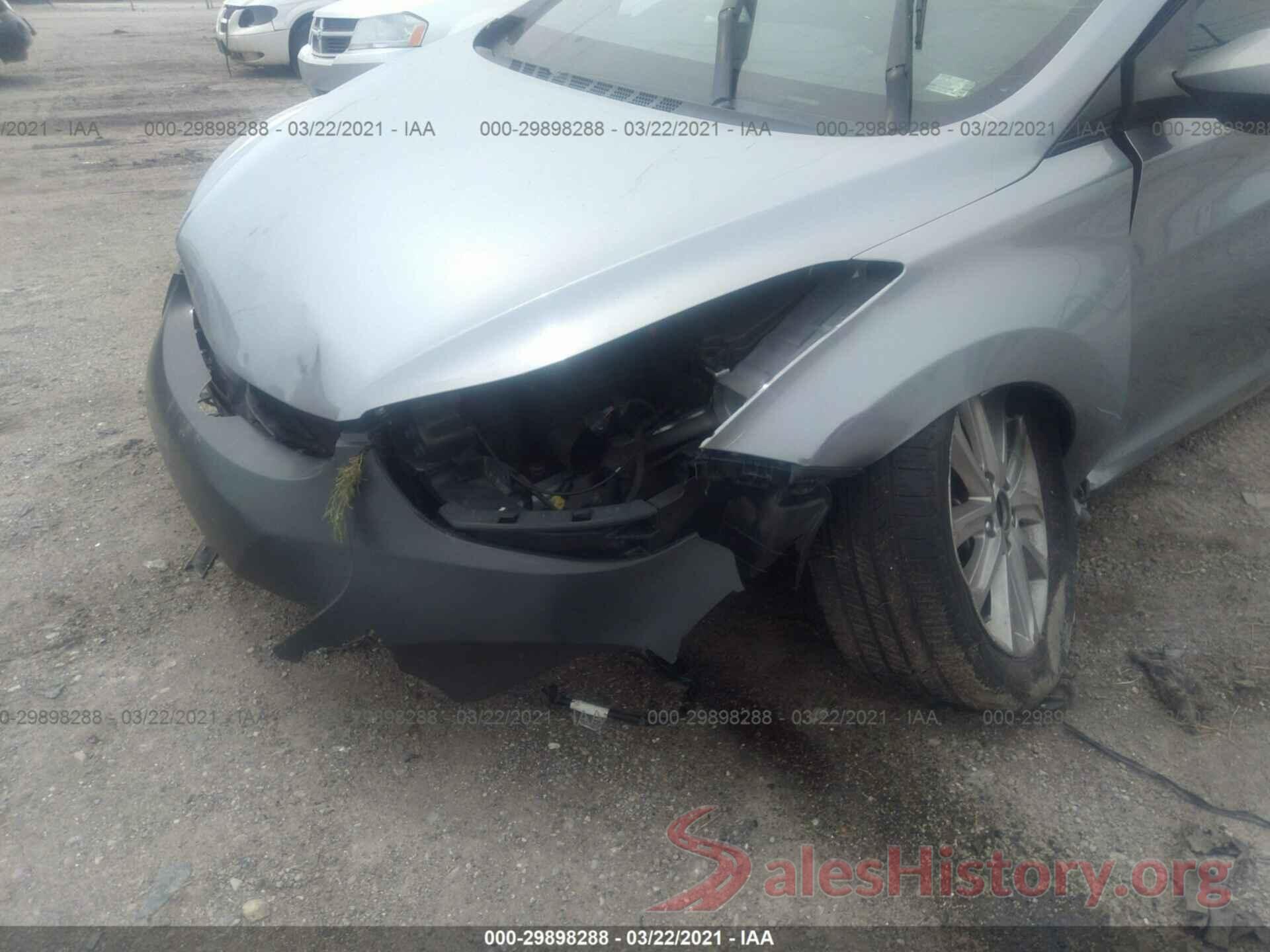 5NPDH4AE6GH727667 2016 HYUNDAI ELANTRA