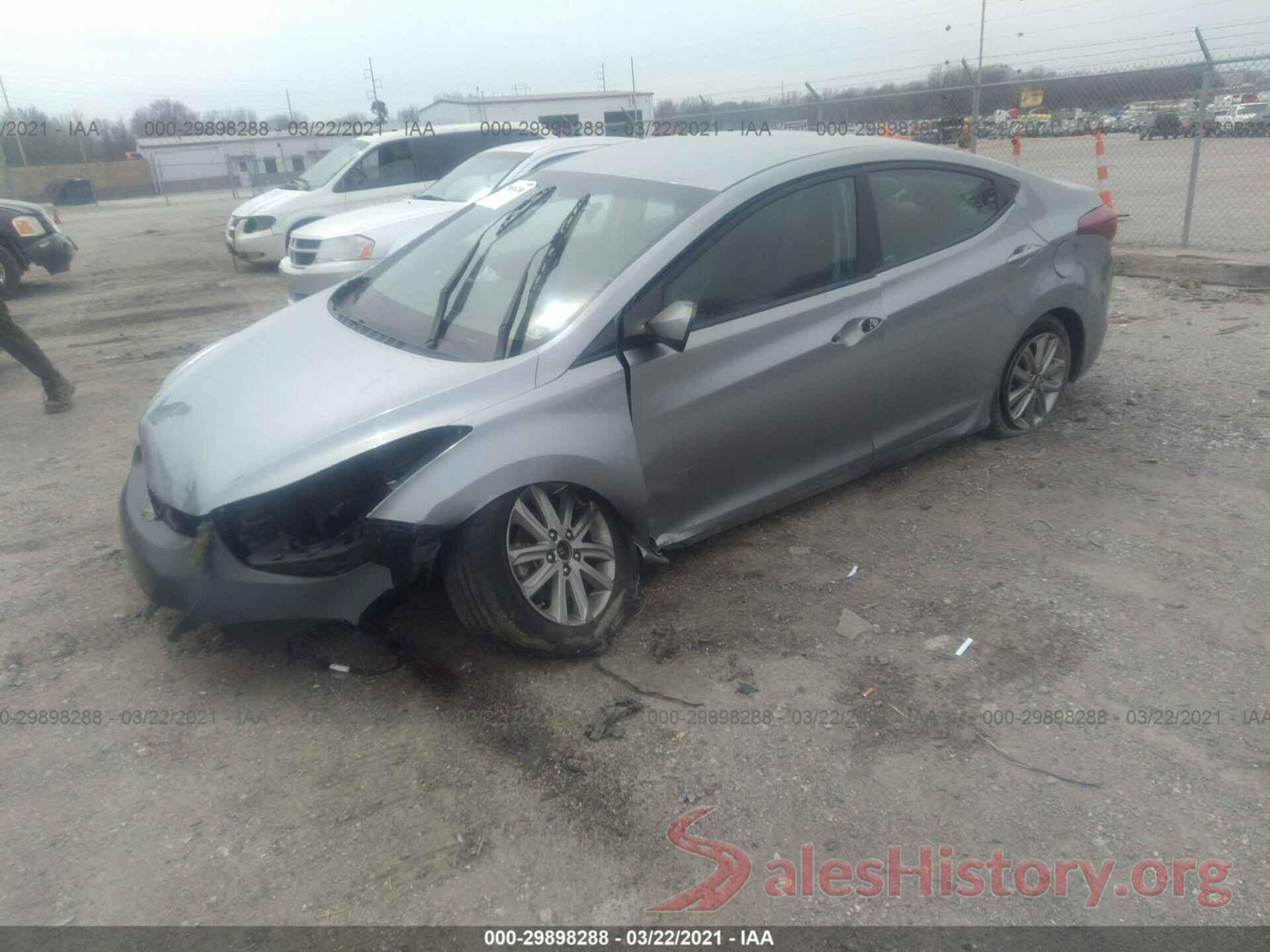 5NPDH4AE6GH727667 2016 HYUNDAI ELANTRA