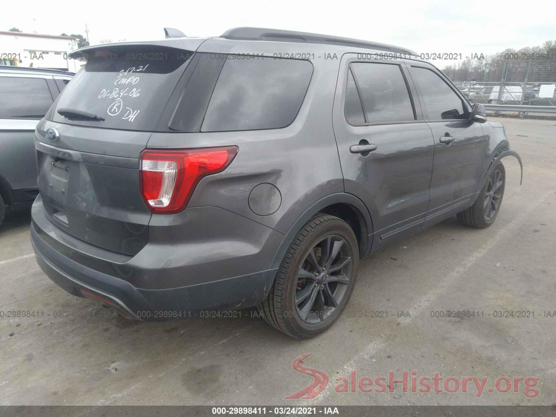 1FM5K7D81HGD34707 2017 FORD EXPLORER