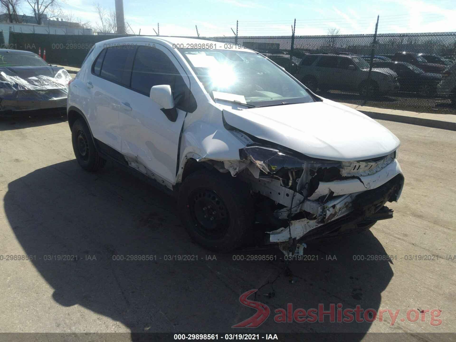 3GNCJKSB6HL284342 2017 CHEVROLET TRAX