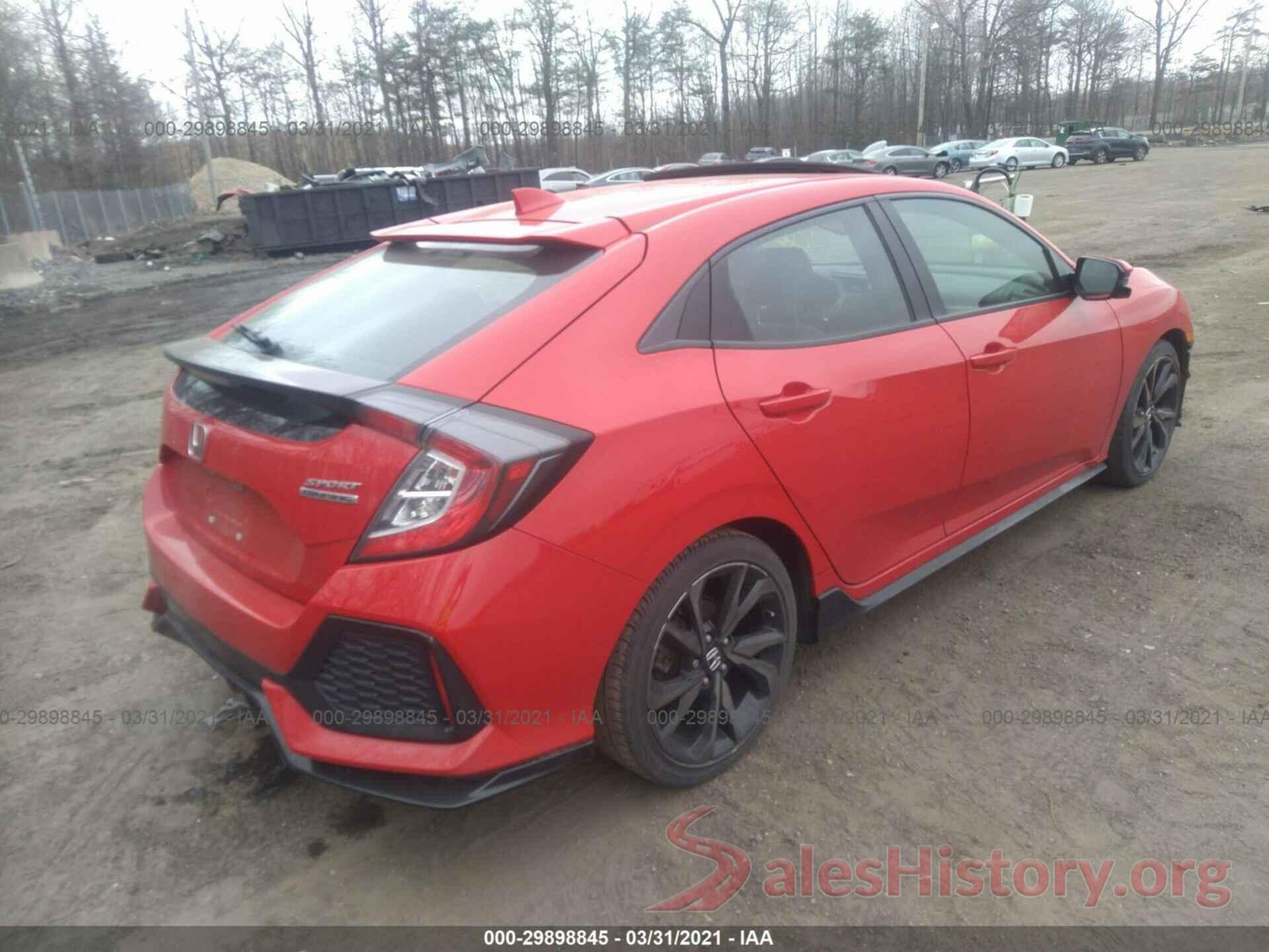 SHHFK7H9XHU425303 2017 HONDA CIVIC HATCHBACK