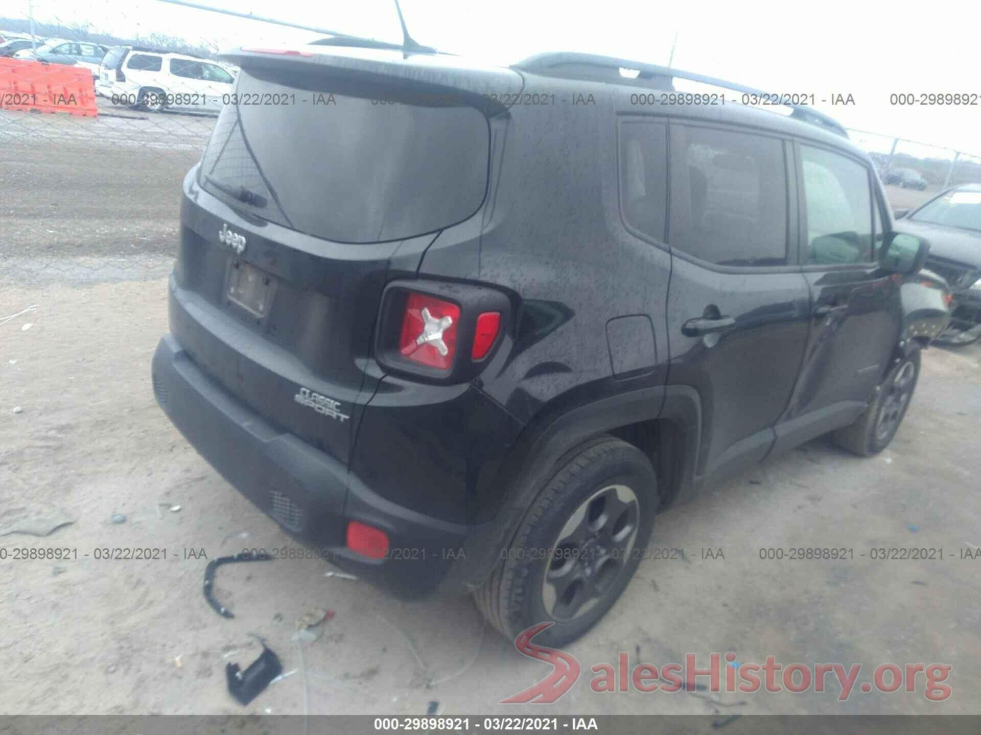 ZACCJAAT0GPD42643 2016 JEEP RENEGADE