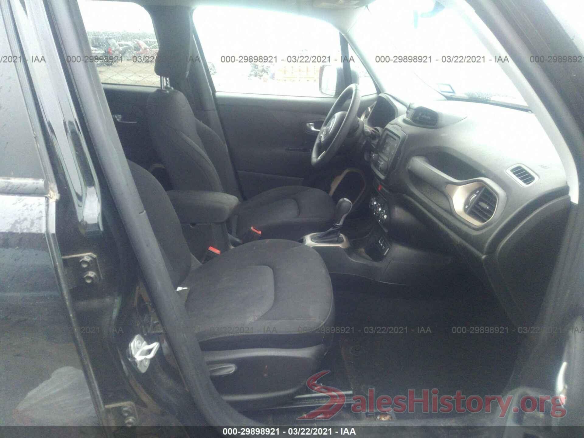 ZACCJAAT0GPD42643 2016 JEEP RENEGADE