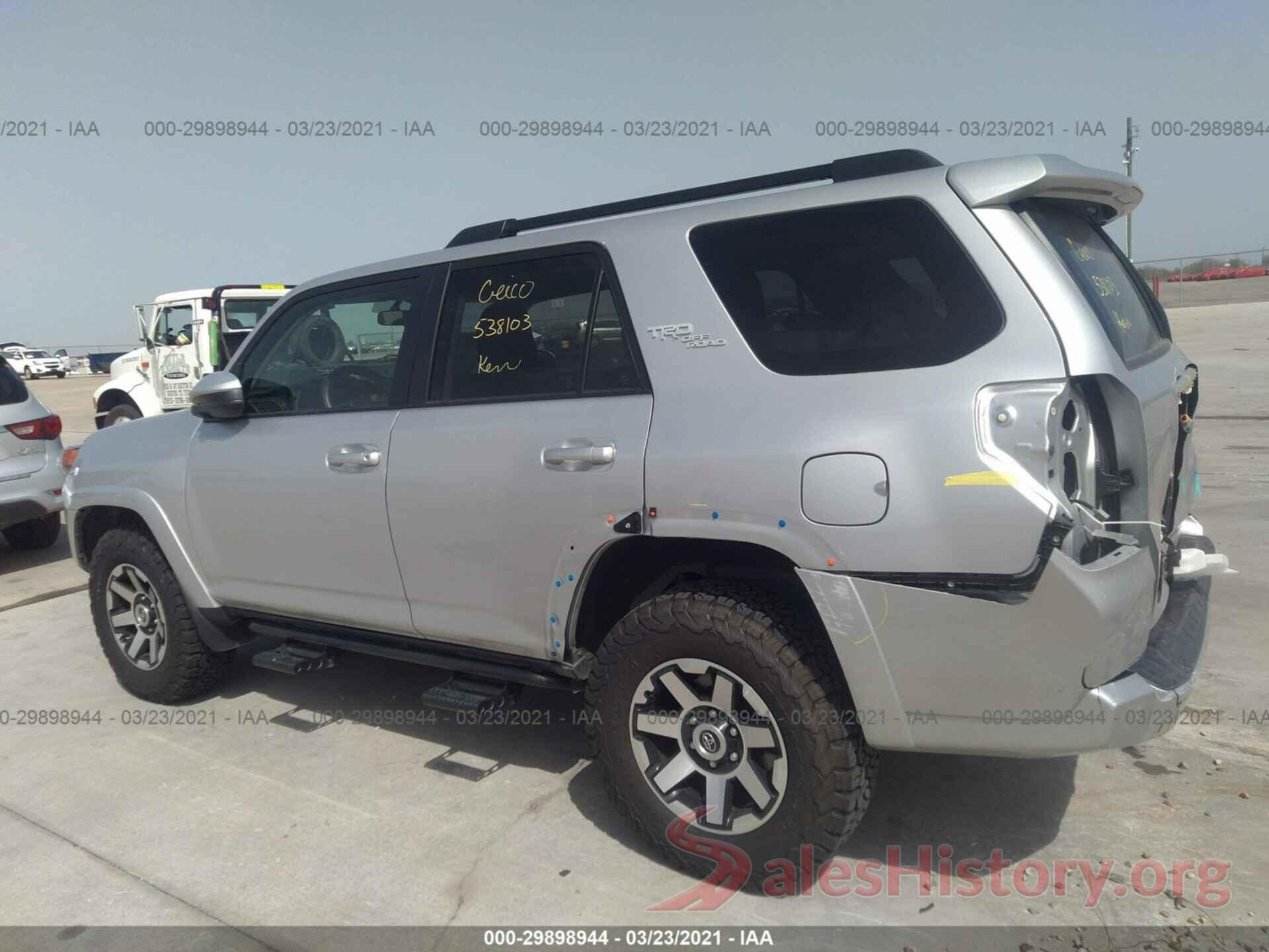 JTEBU5JR3K5613139 2019 TOYOTA 4RUNNER